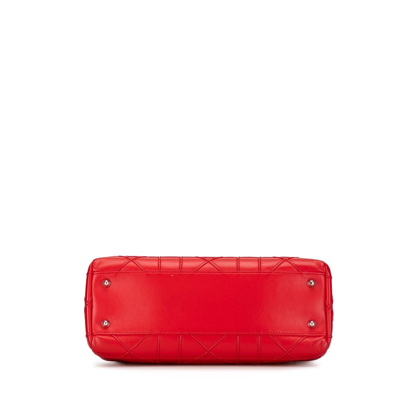 Dior Small Lambskin Cannage Soft Zip Shopping Tote (SHG-oVMMG5)