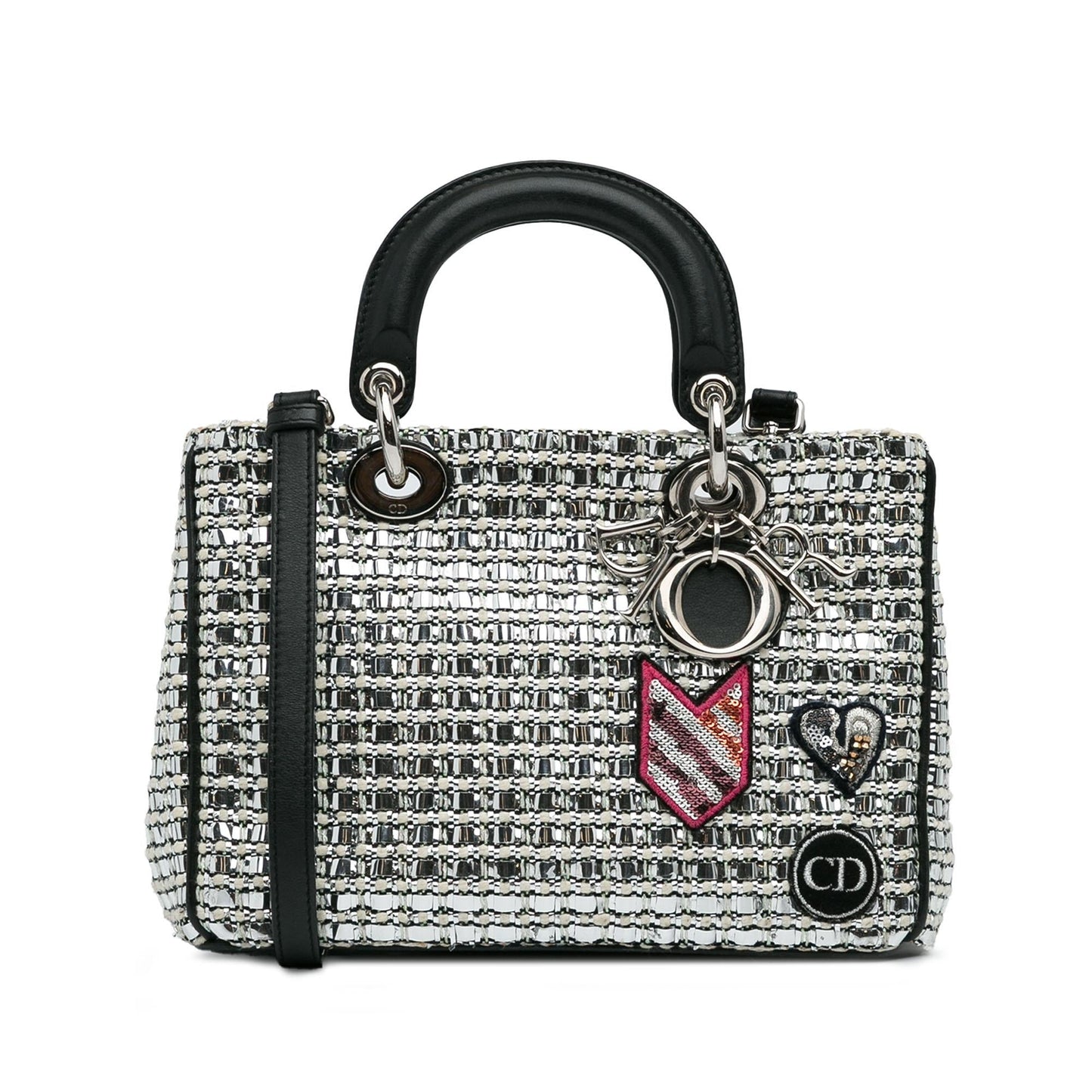 Dior Small Tweed Patch Diorissimo Tote (SHG-hUOob0)