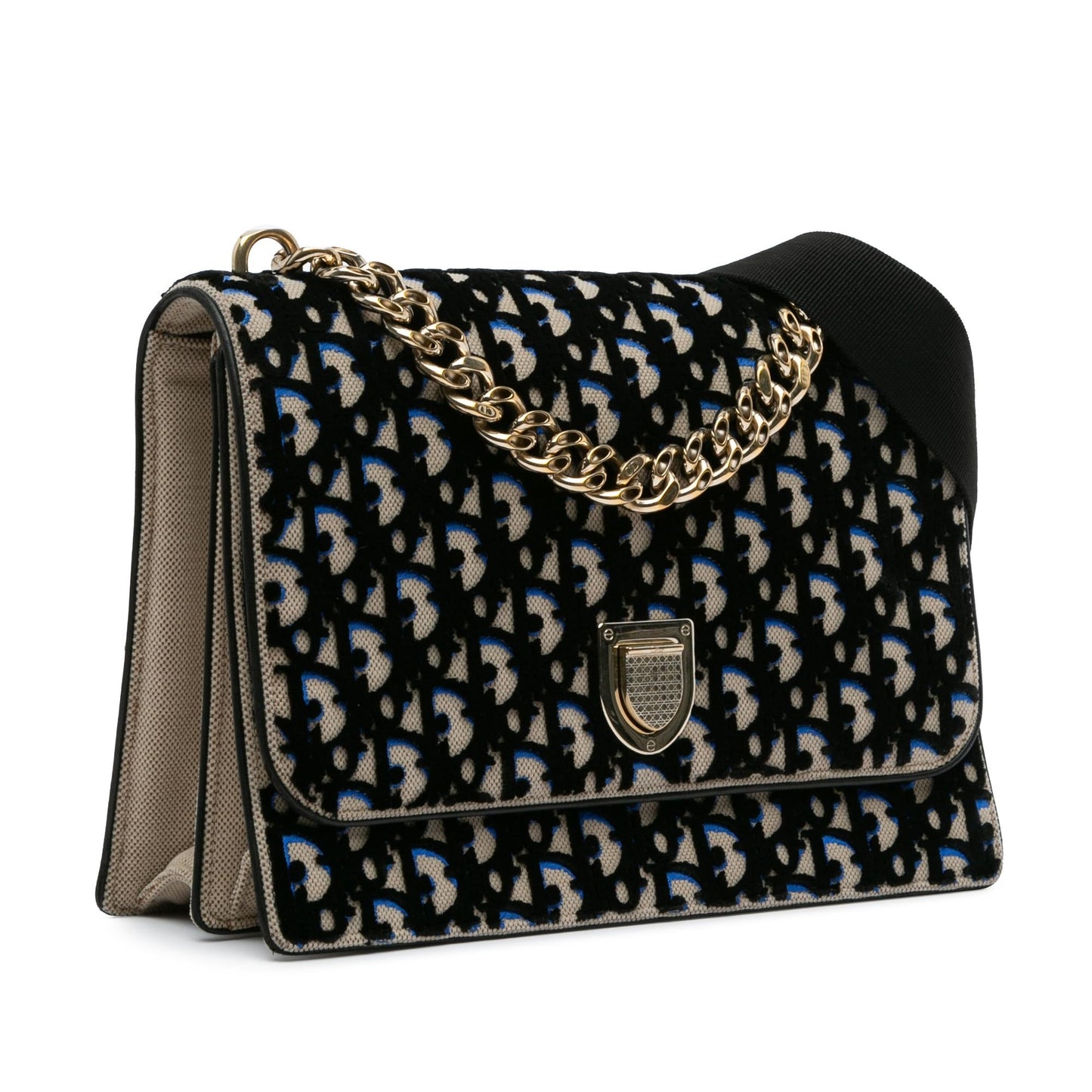 Dior Velvet Oblique Diorama Bag (SHG-ngpHH8)