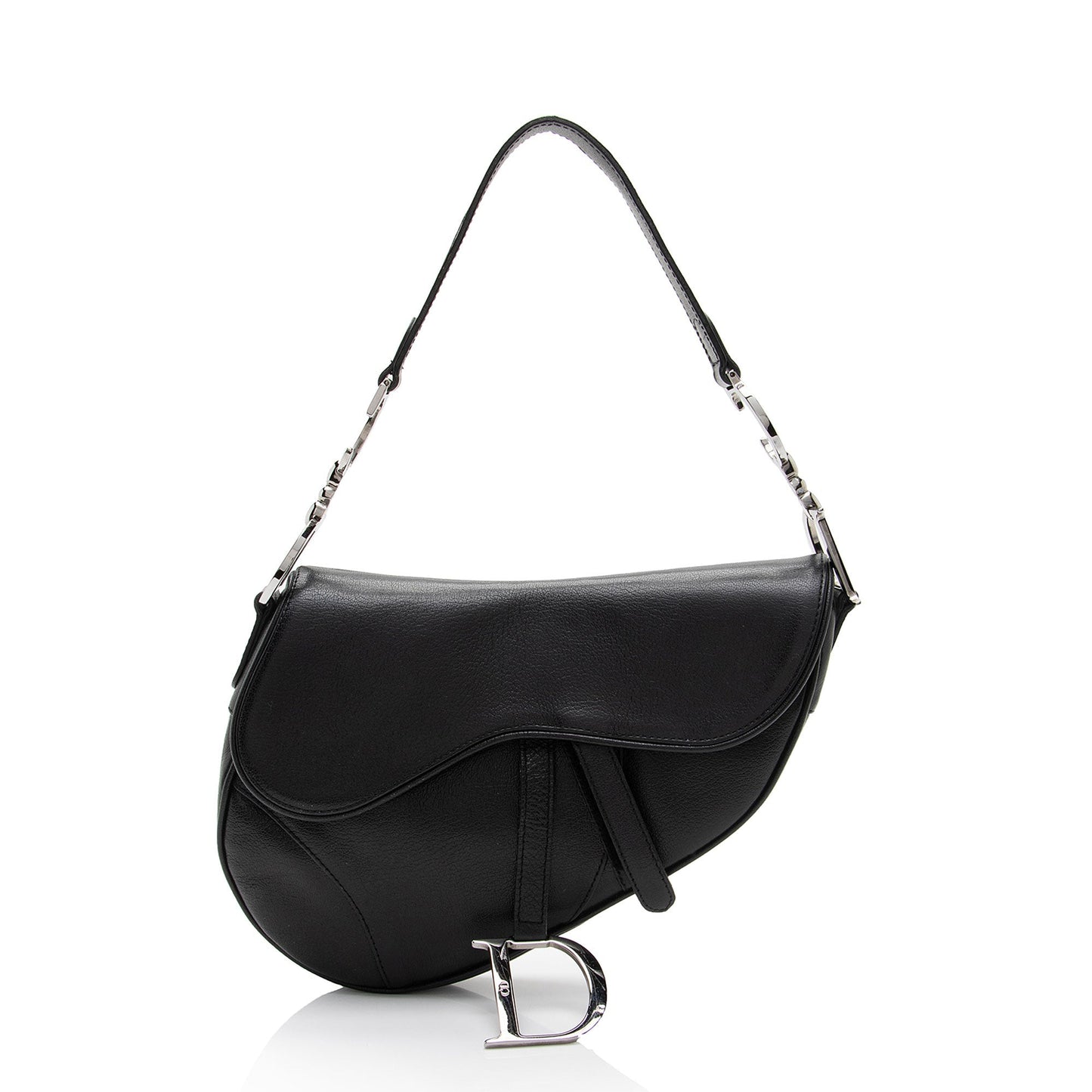 Dior Vintage Leather Saddle Bag (SHF-JDFMWH)