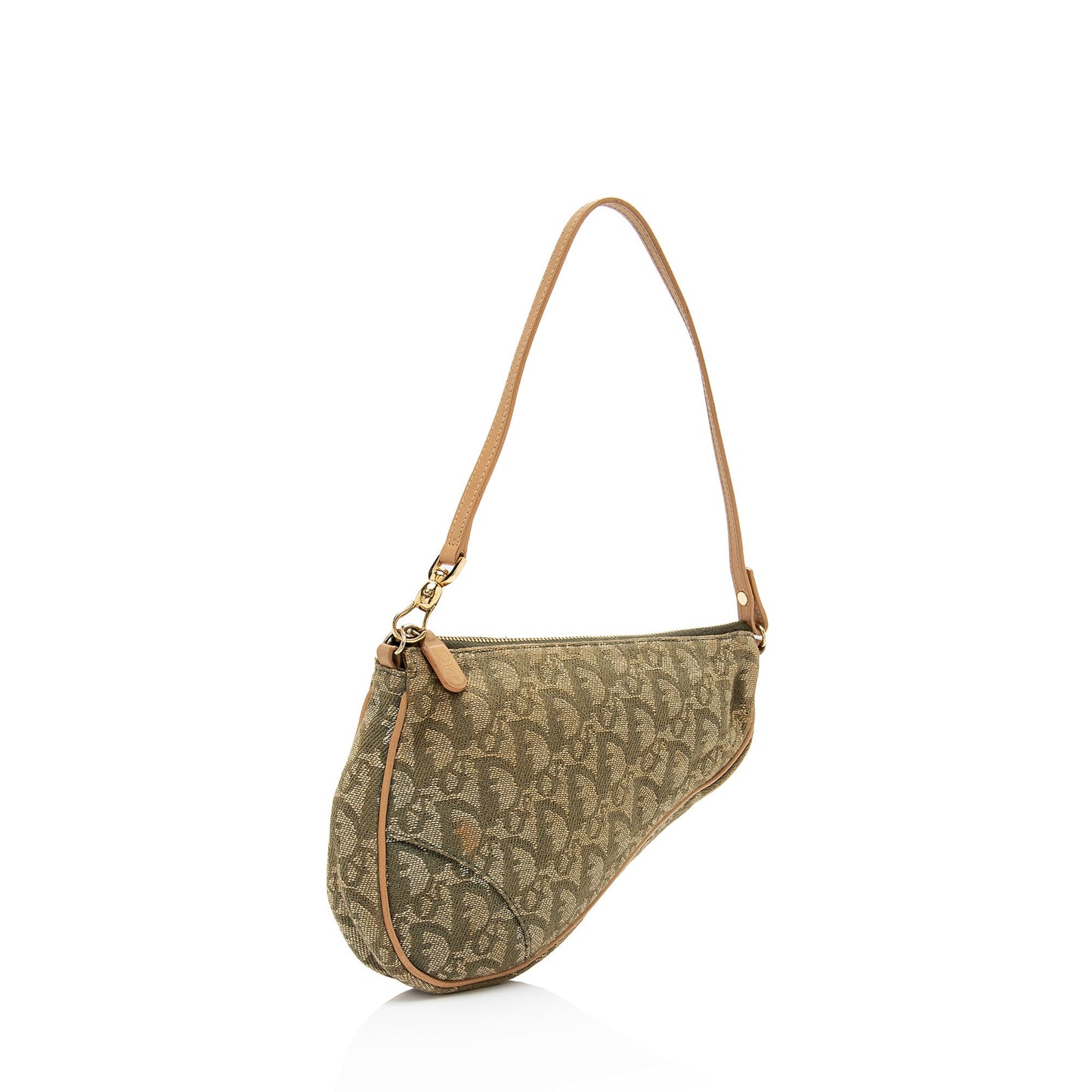 Dior Vintage Oblique Mini Saddle Bag (SHF-zCcD1r)