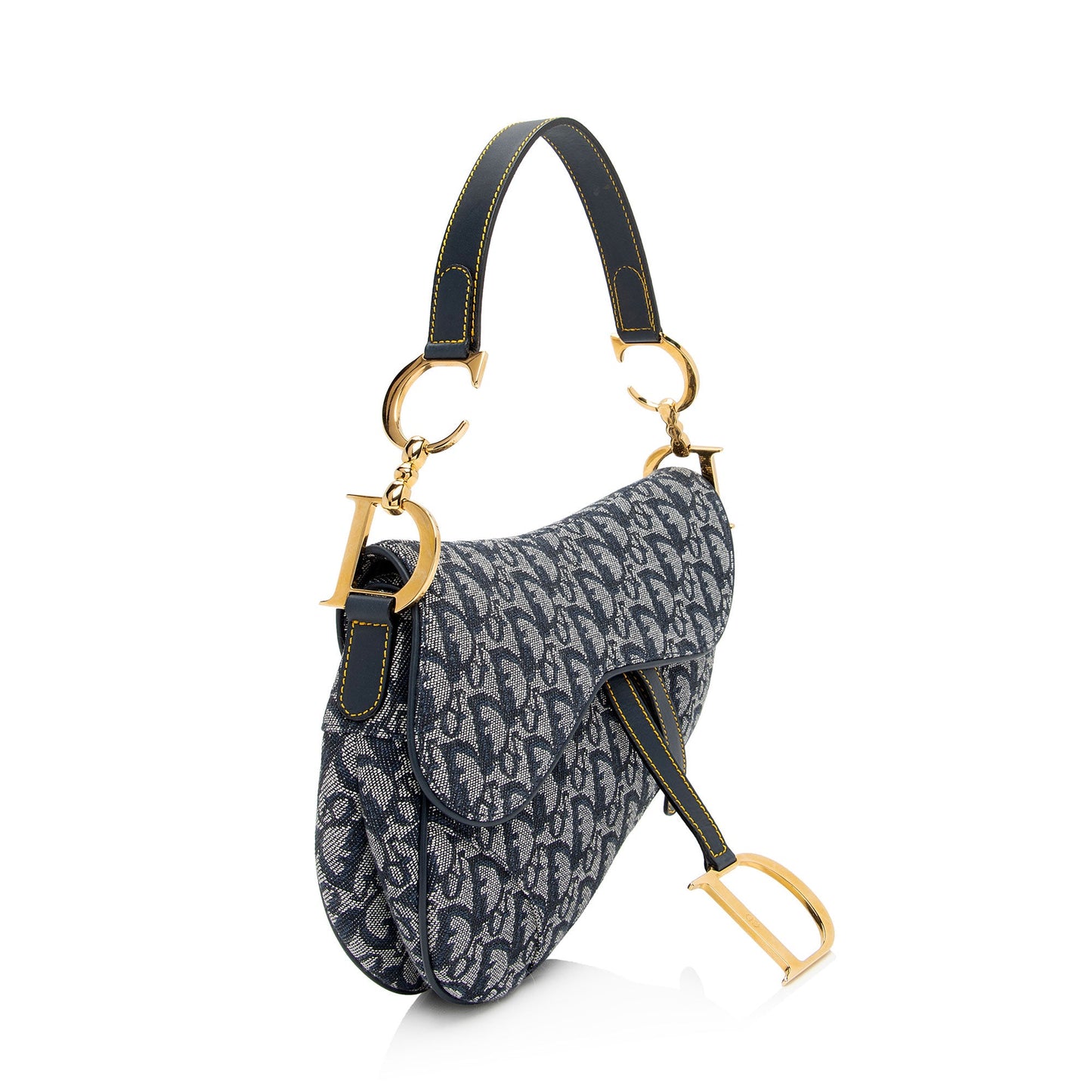 Dior Vintage Oblique Saddle Bag (SHF-0P8fZa)