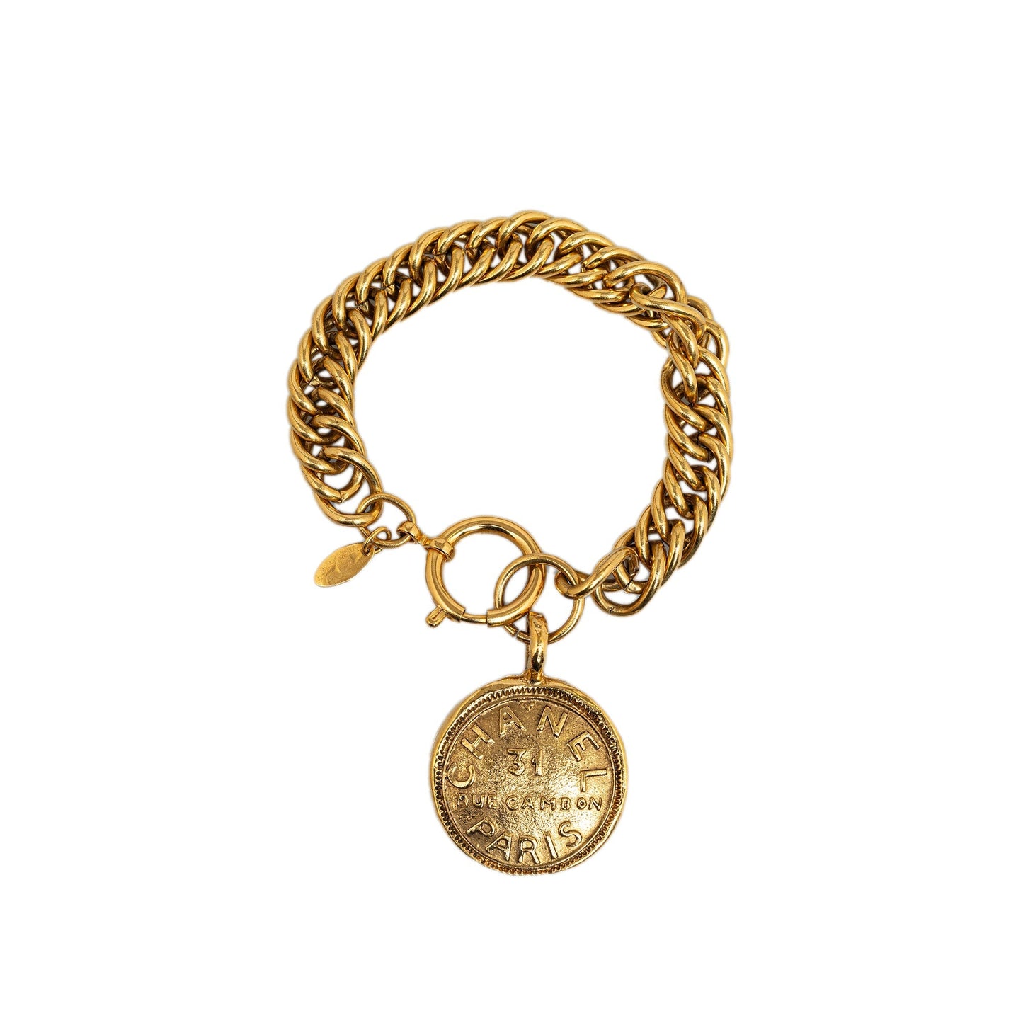 CHANEL 31 Rue Cambon Medallion Bracelet Costume Bracelet