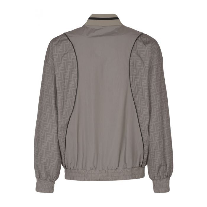 FENDI Men's Bomber Jacket with FF Piping