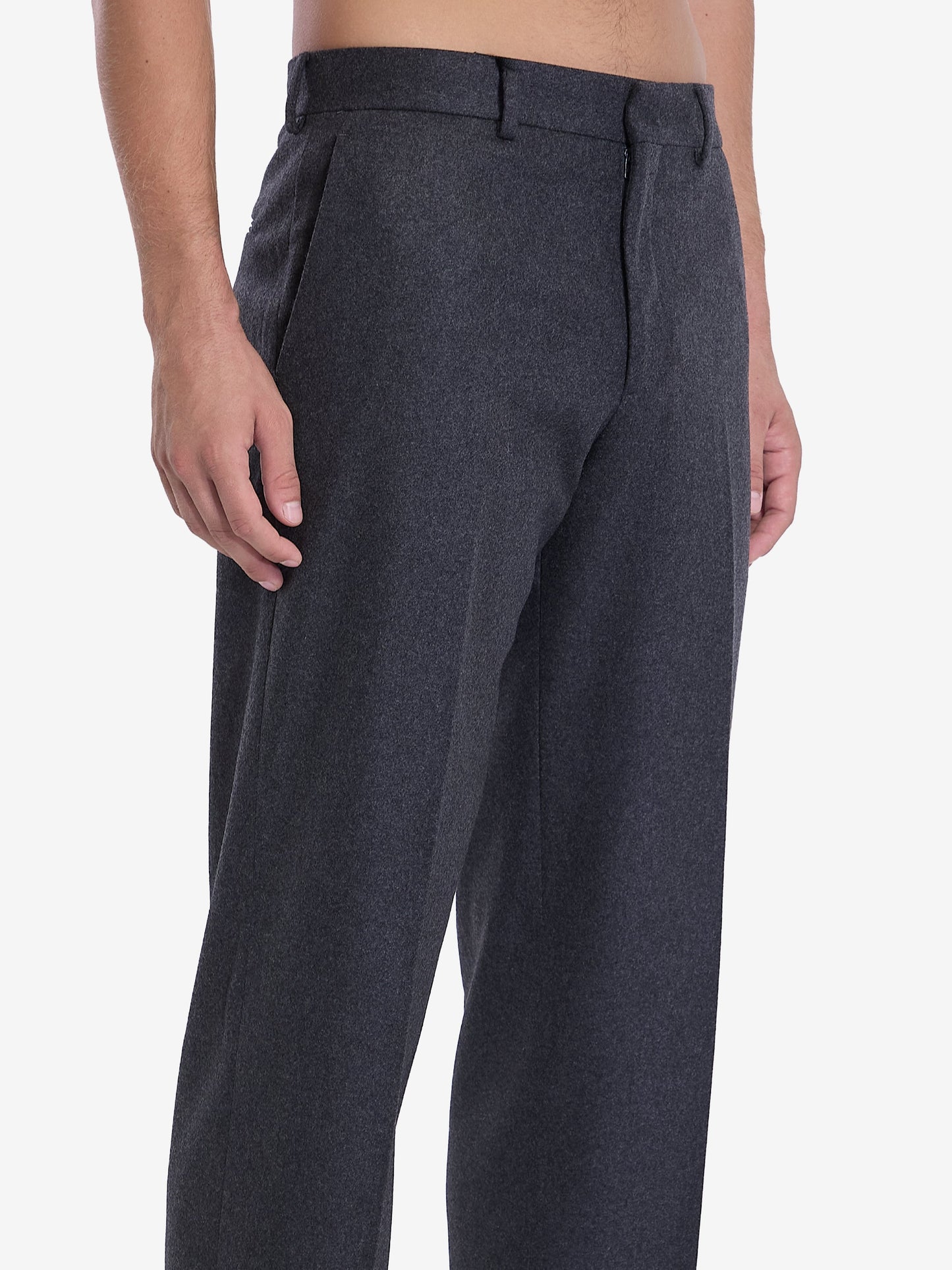 FENDI Stretch Cashmere Trousers for Men