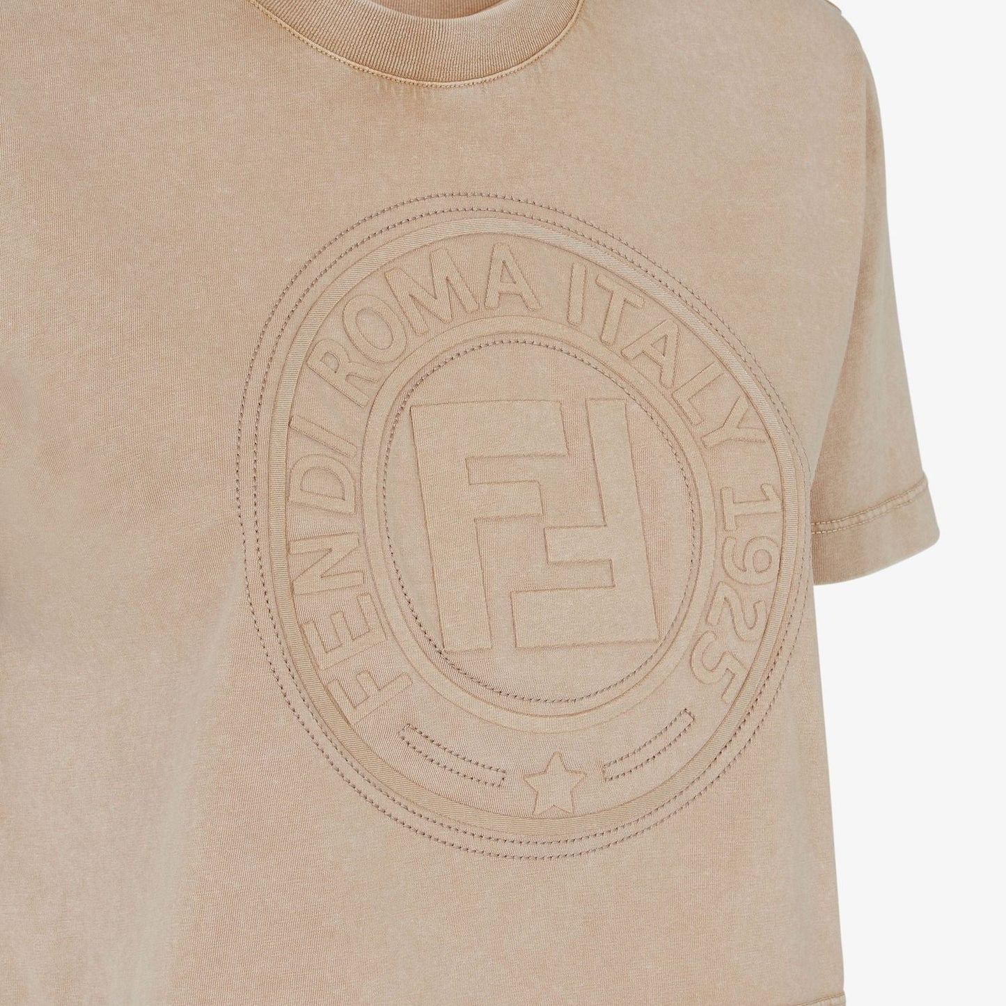 FENDI 3D Cropped T-Shirt for Women
