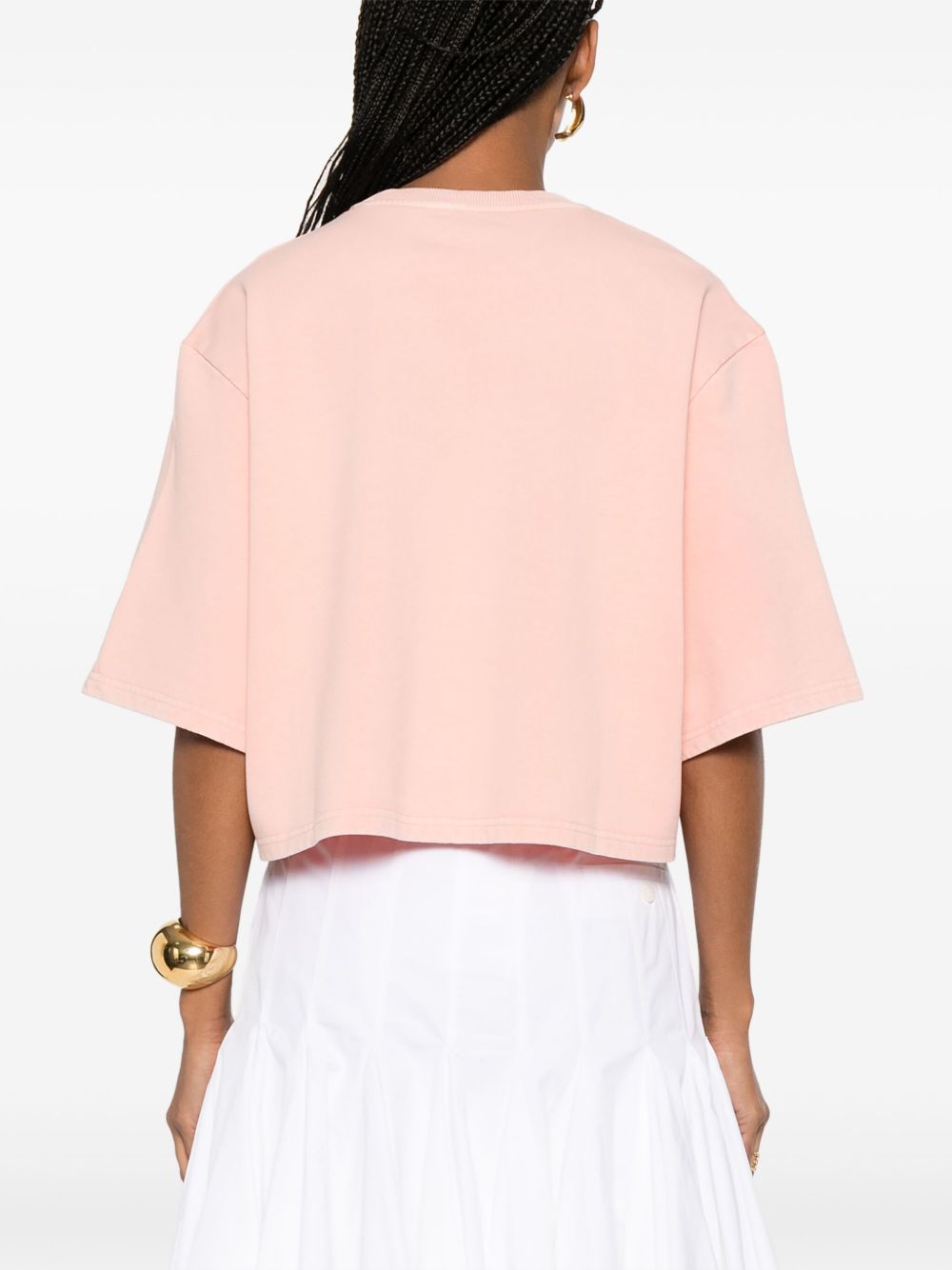 FENDI Cotton Logo T-Shirt for Women