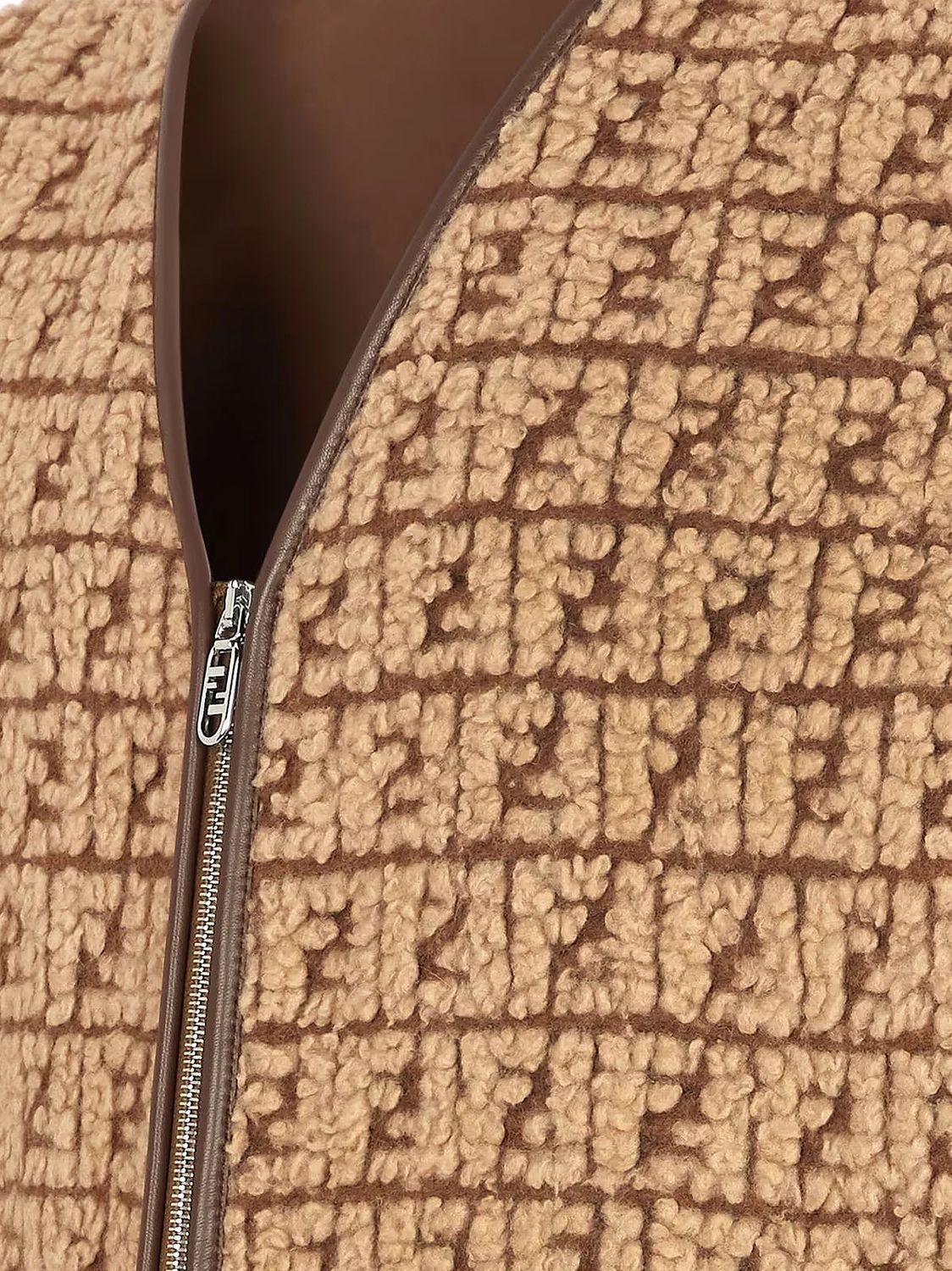 FENDI Embroidered Teddy Jacket for Men
