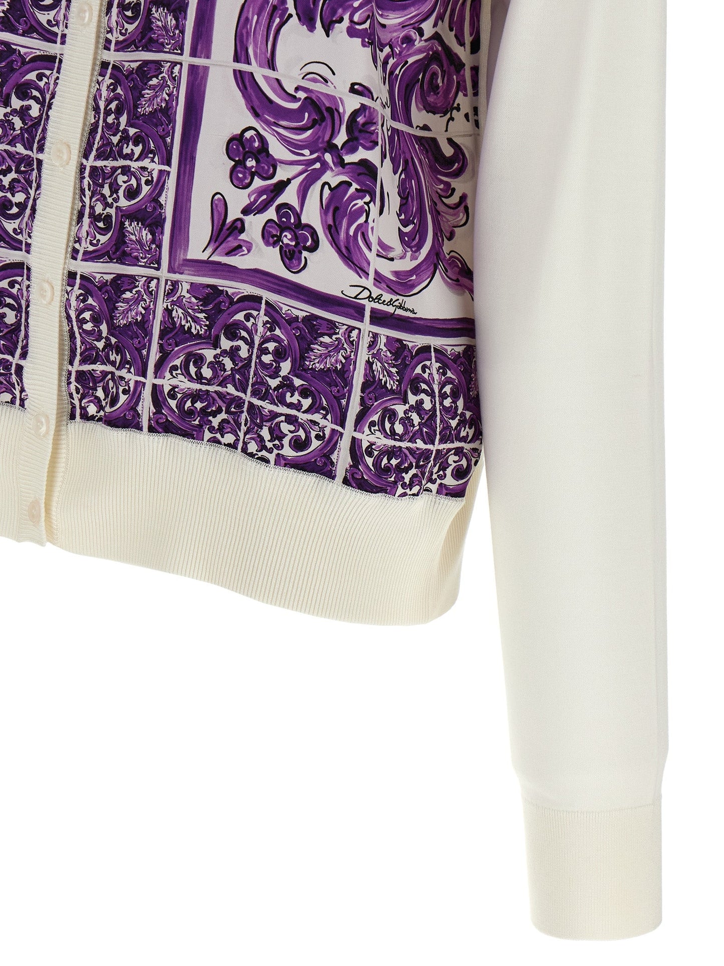Dolce & Gabbana Women 'Maiolica' Print Cardigan