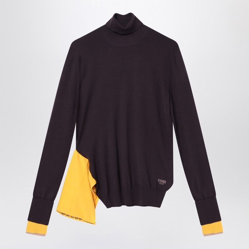 FENDI Layered Knit Jumper for Women - Size 40