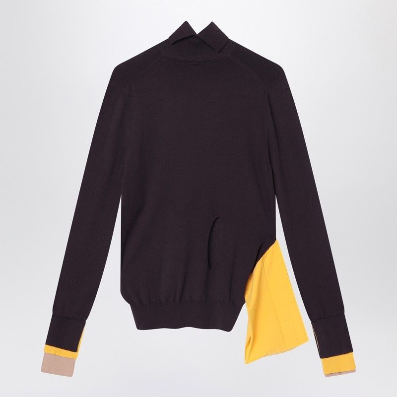 FENDI Layered Knit Jumper for Women - Size 40
