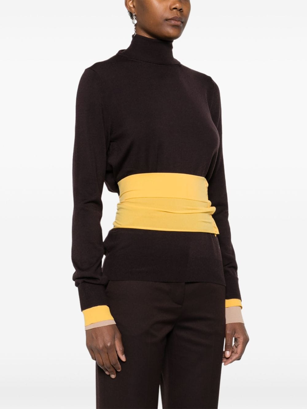FENDI Wool Turtle-Neck Sweater