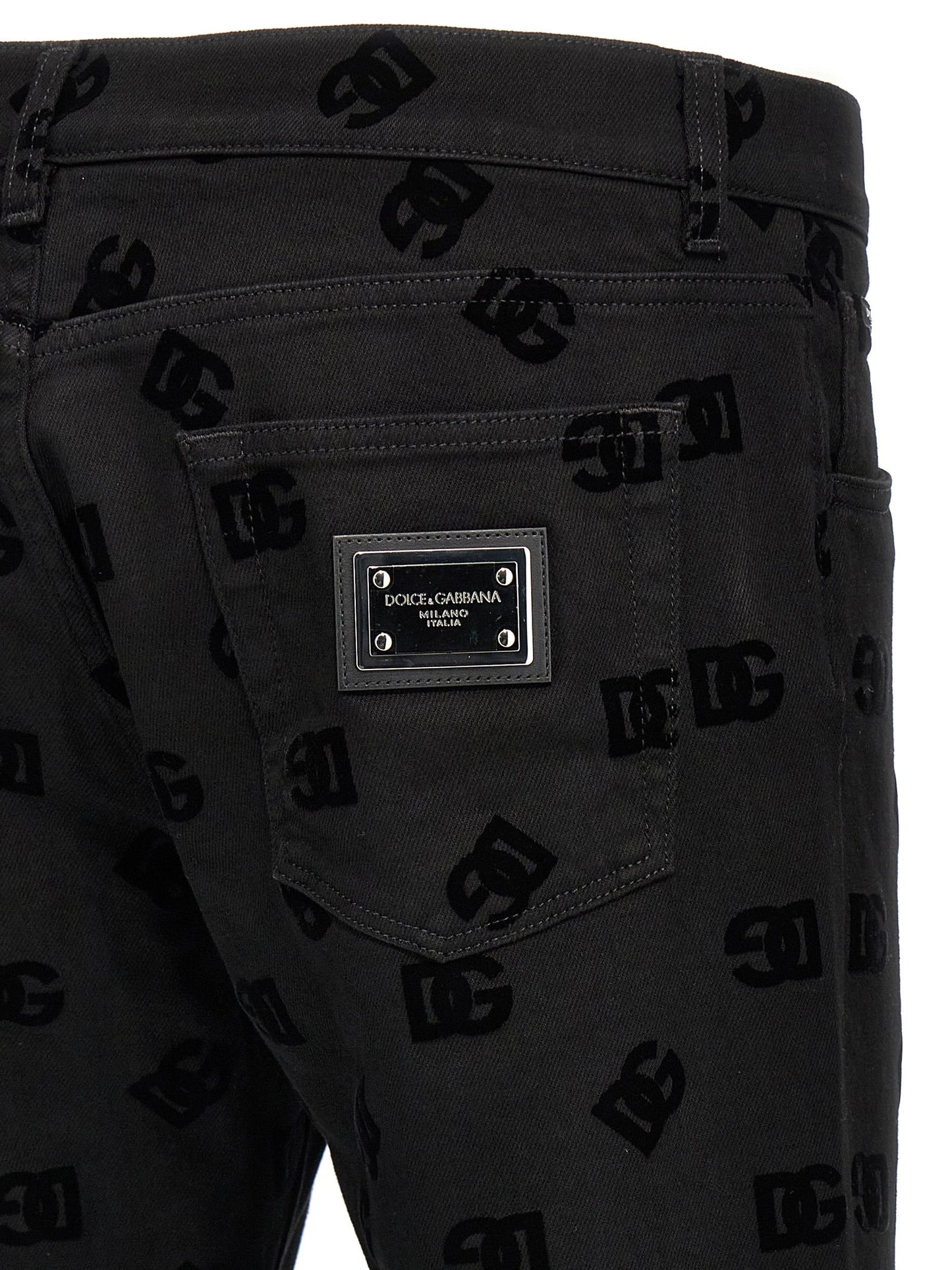 Dolce & Gabbana Men Logo Jeans