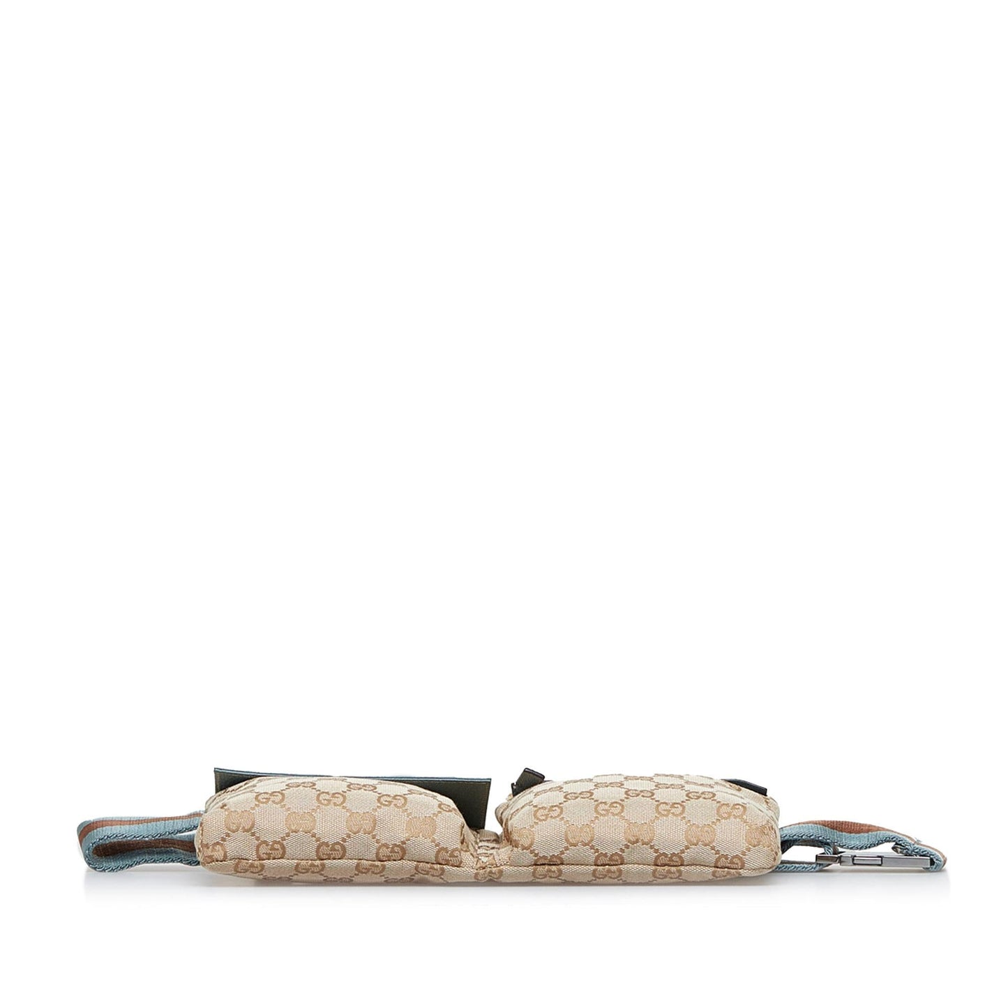 Gucci GG Canvas Double Pocket Belt Bag (SHG-SPTFFs)