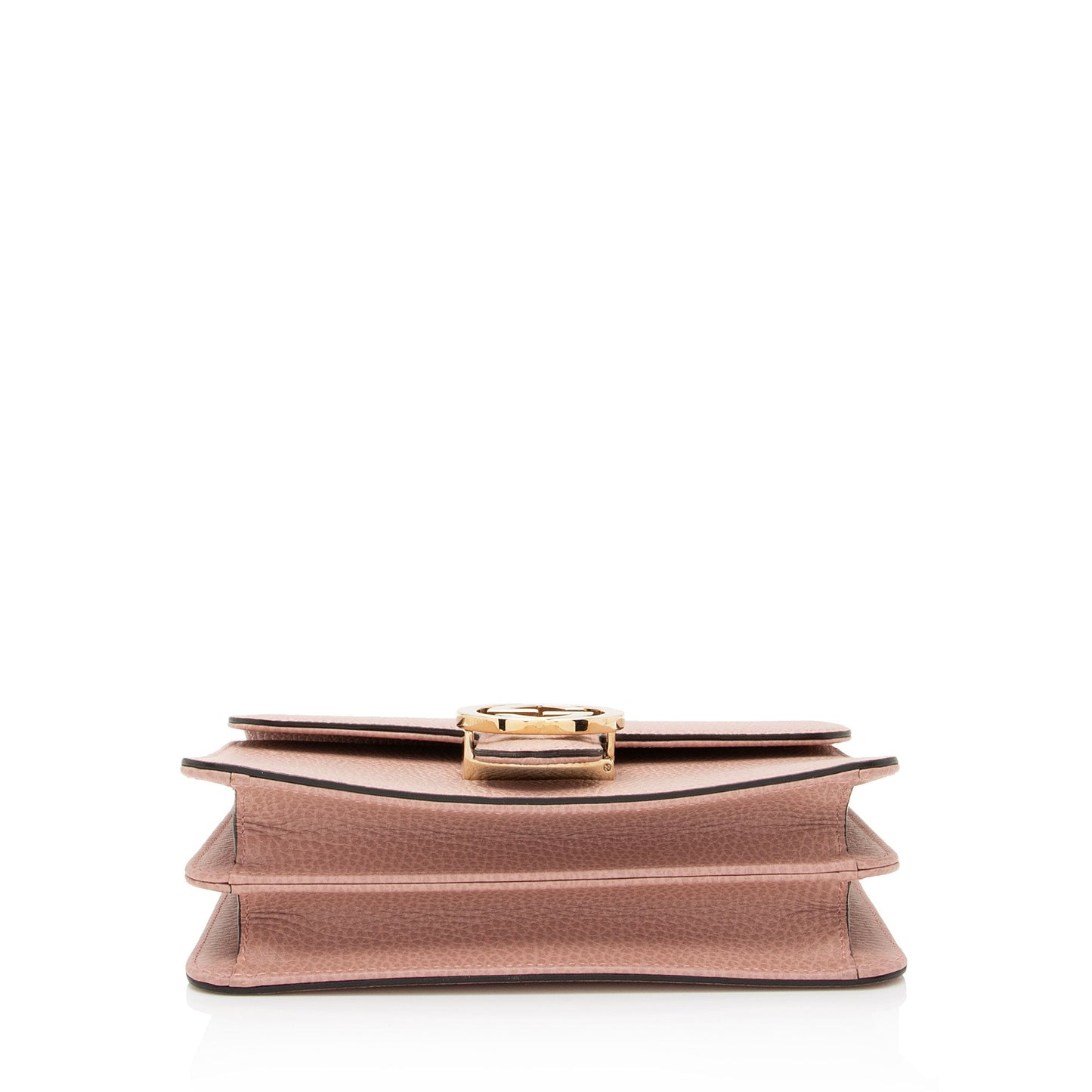 Gucci Leather Interlocking G Small Shoulder Bag (SHF-6sbkNl)