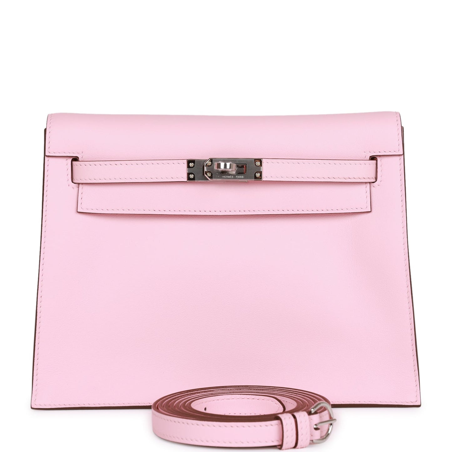 Hermes Kelly Danse Rose Sakura Swift Palladium Hardware