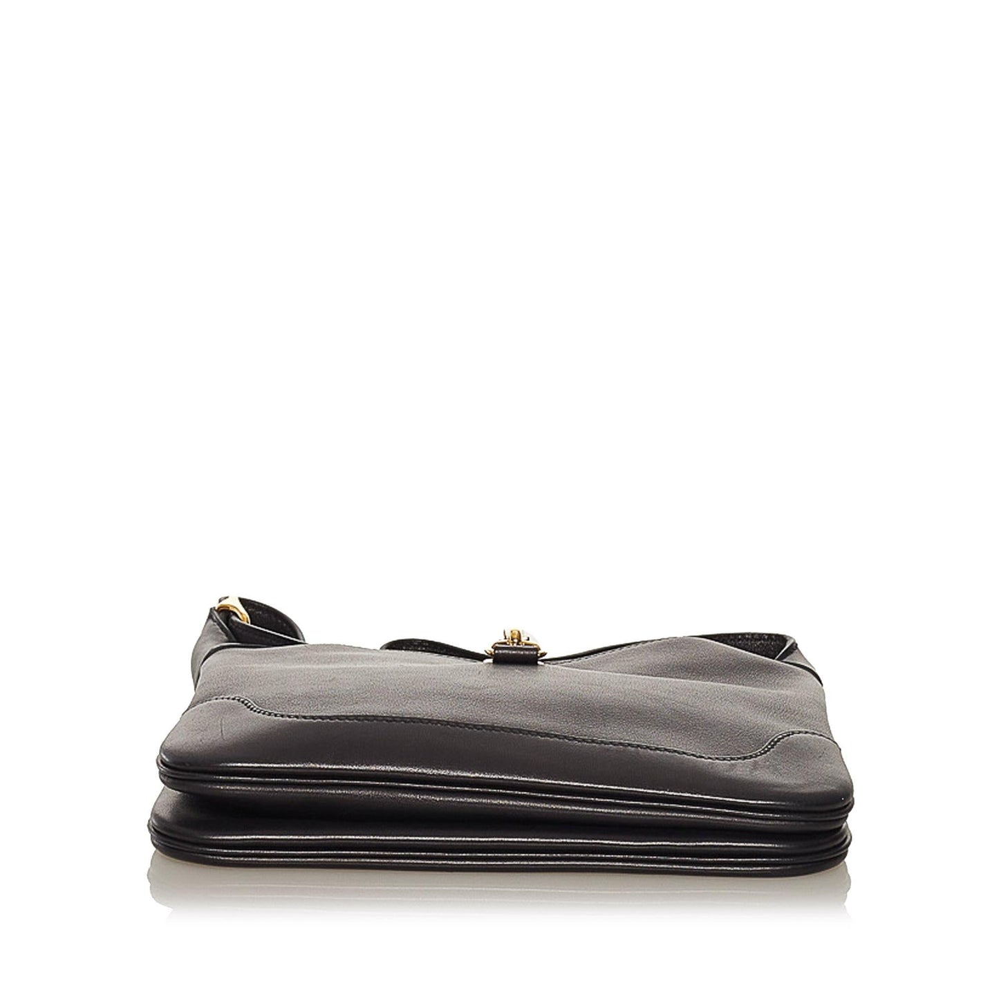 Hermes Trim Duo Leather Crossbody Bag (SHG-KZI78u)