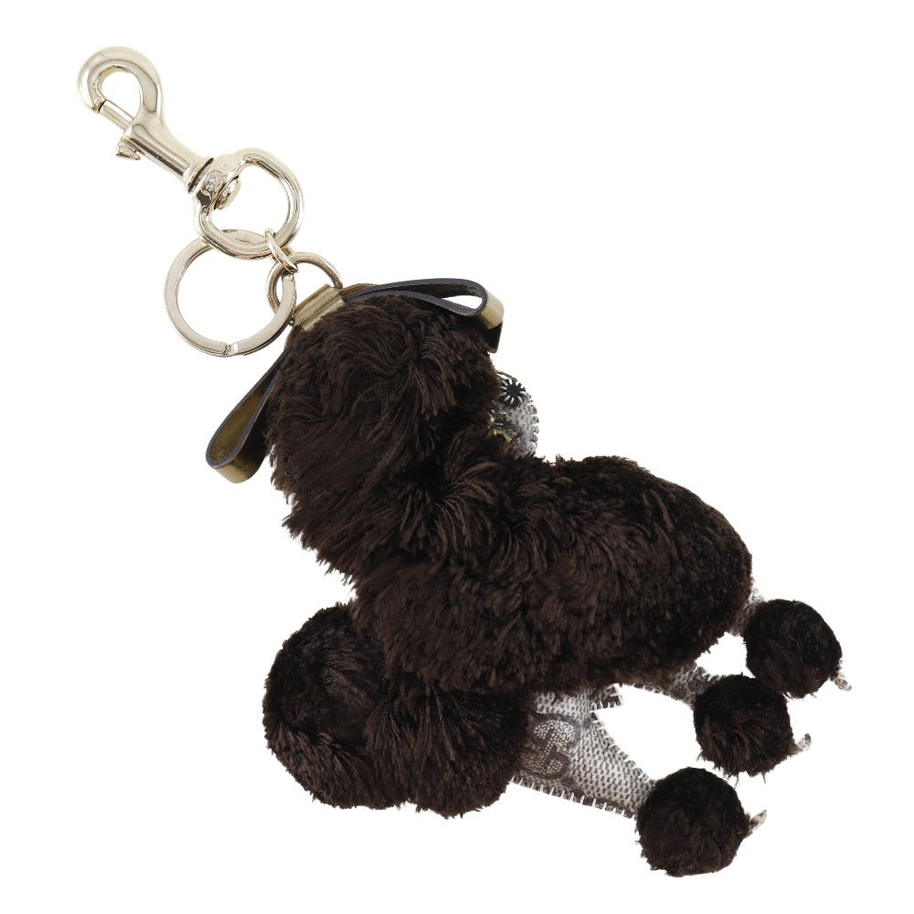Gucci Poodle Keychain GG Supreme Canvas