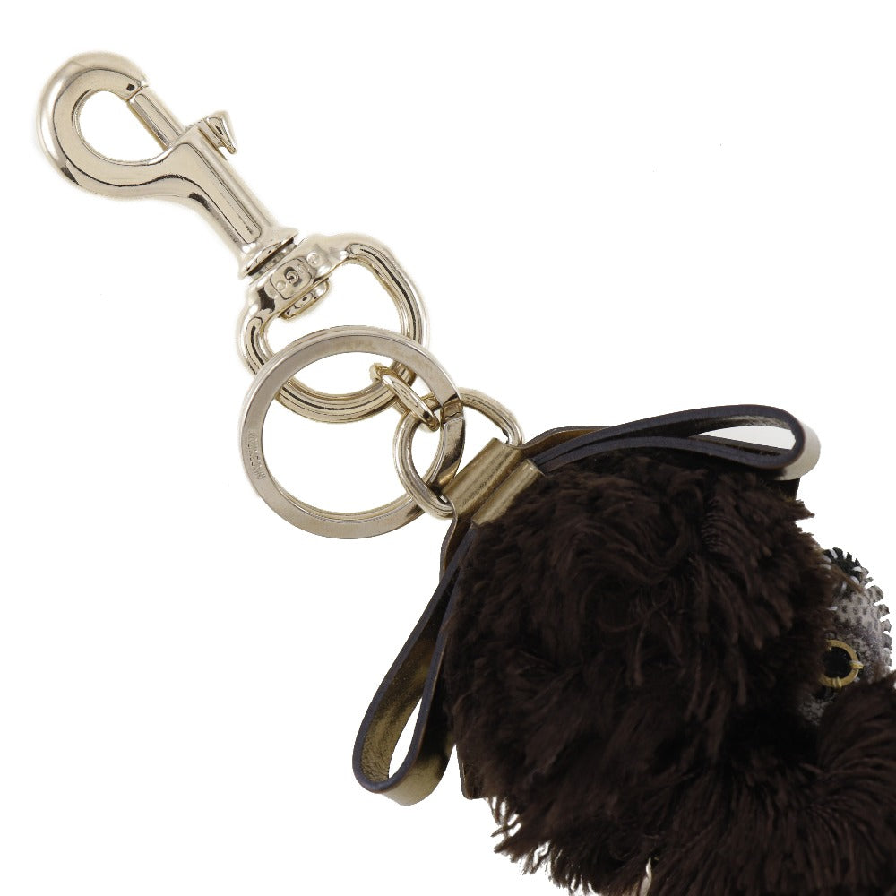 Gucci Poodle Keychain GG Supreme Canvas