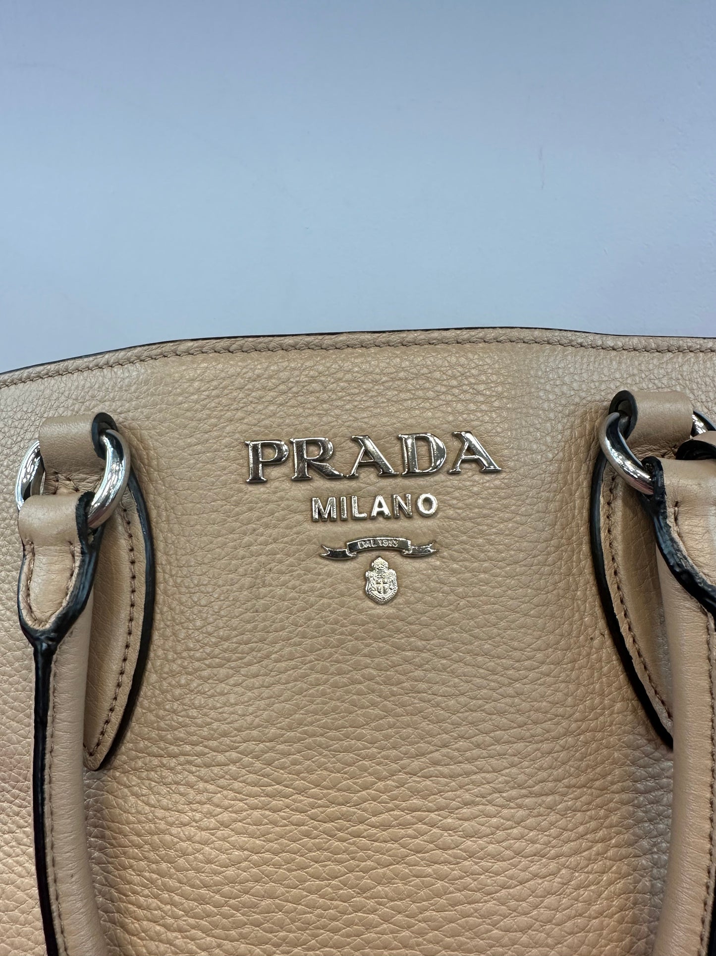 Prada Ladies Vitello Phenix Handbag