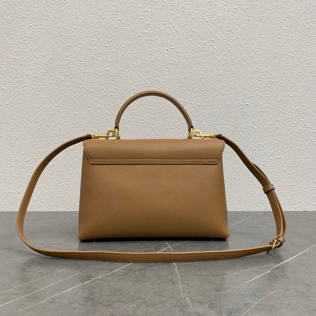 Celine celin medium nino 25cm brown calfskin gold hardware