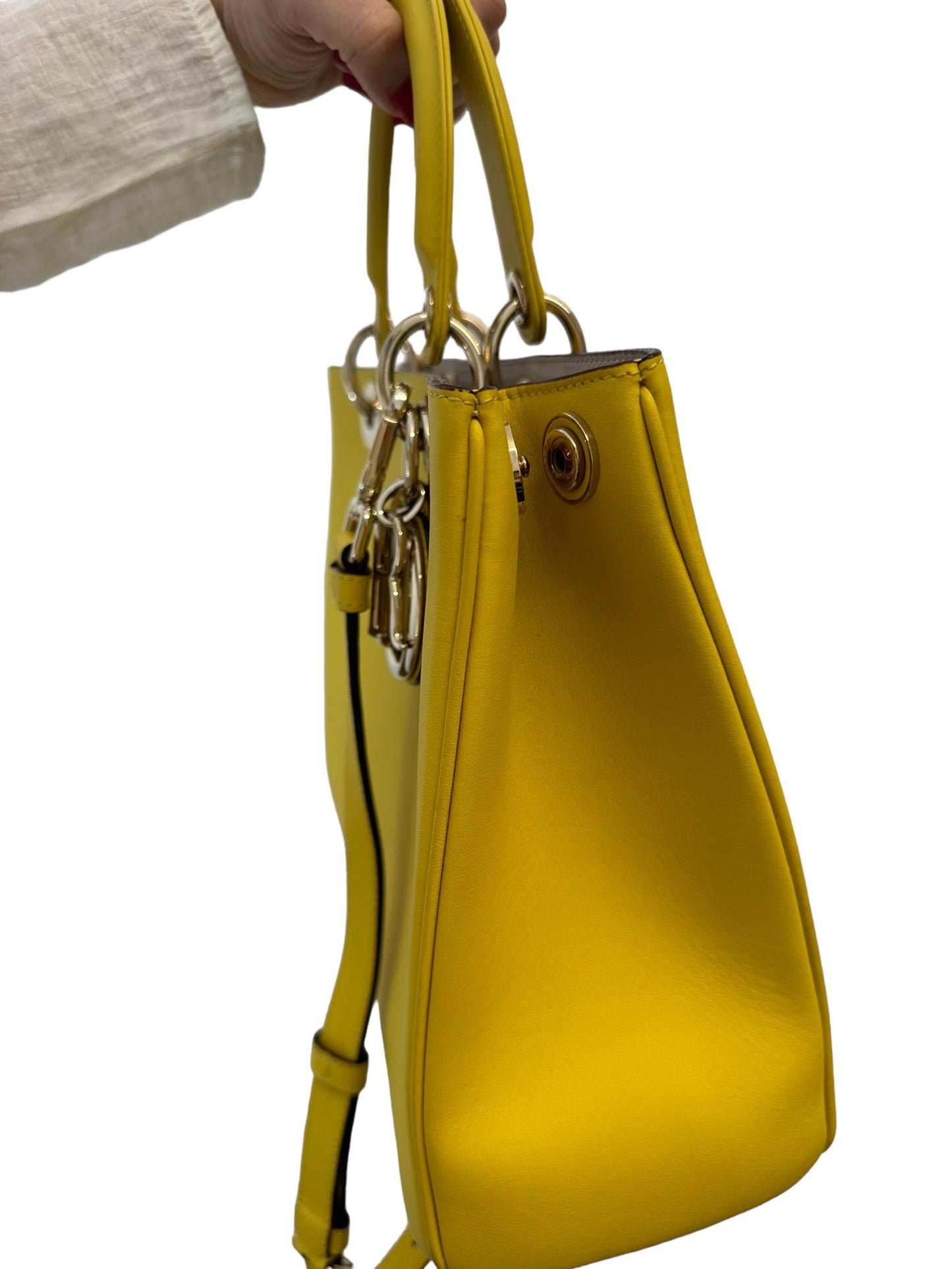 DIOR - Yellow Diorissimo Shopper Tote