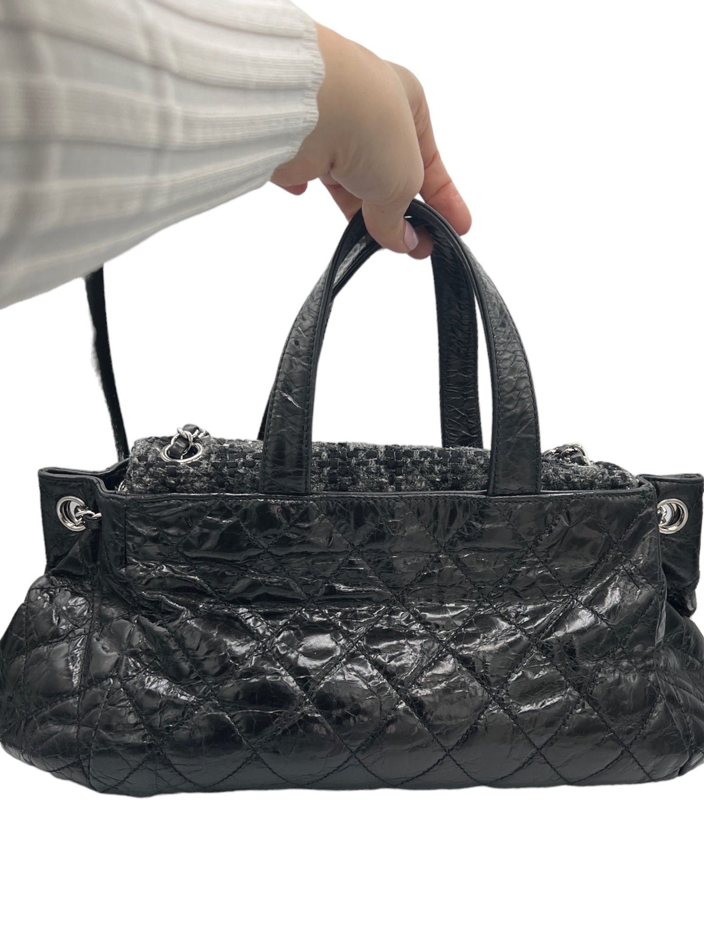 CHANEL - Quilted Glazed Calfskin Portobello Tote Bag