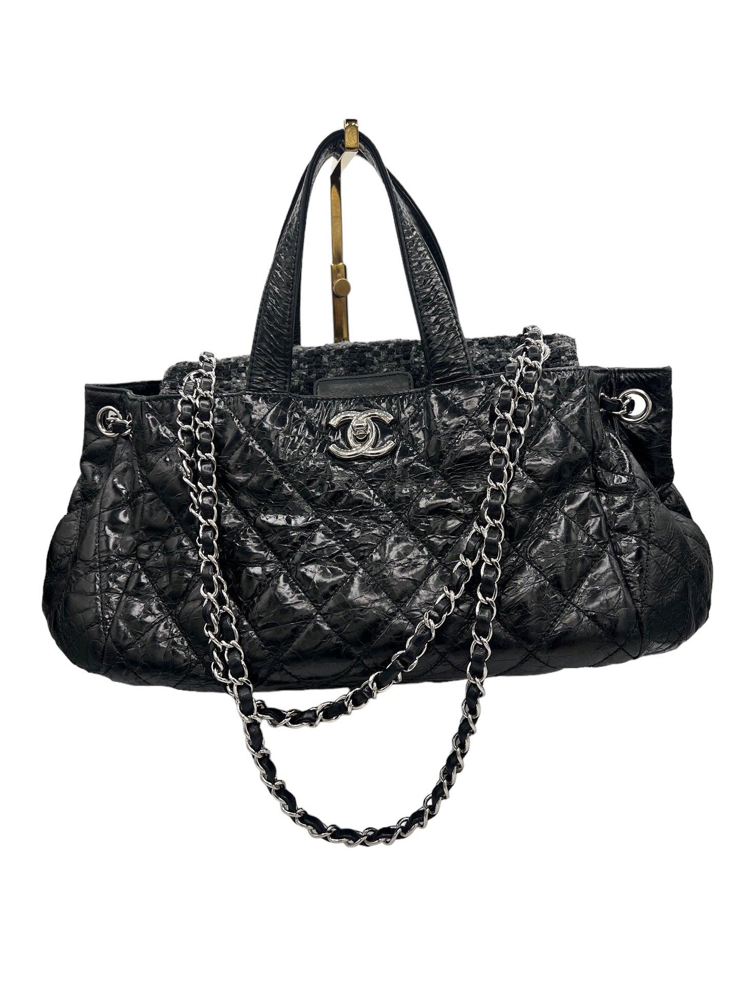 CHANEL - Quilted Glazed Calfskin Portobello Tote Bag