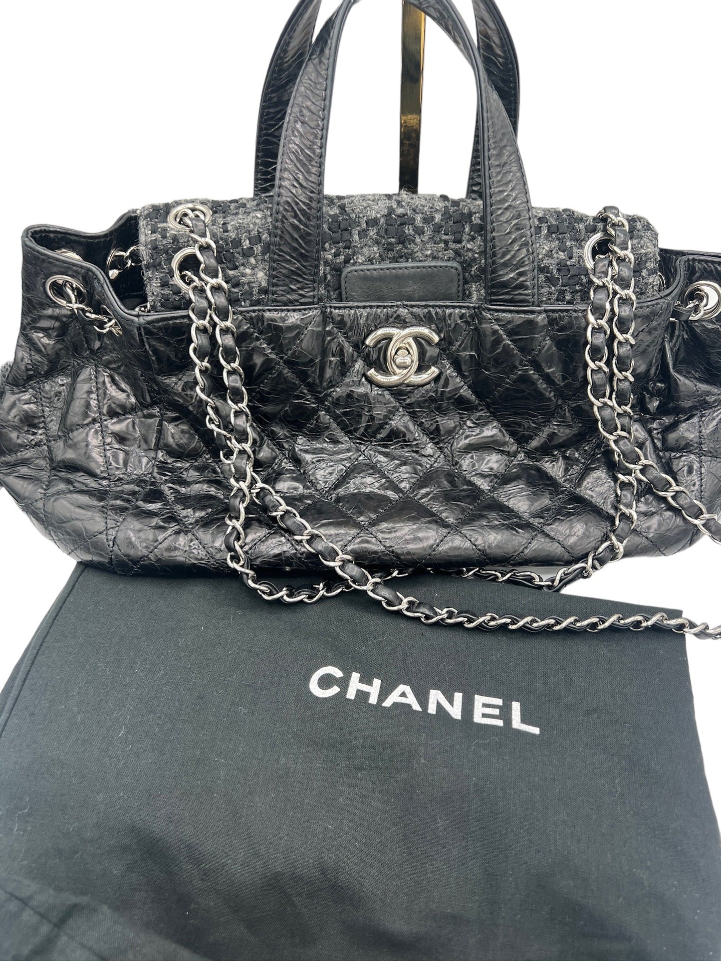 CHANEL - Quilted Glazed Calfskin Portobello Tote Bag