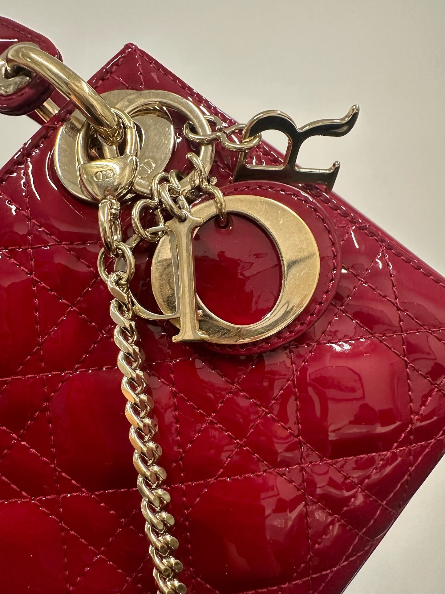 DIOR - Mini Lady Dior in Red
