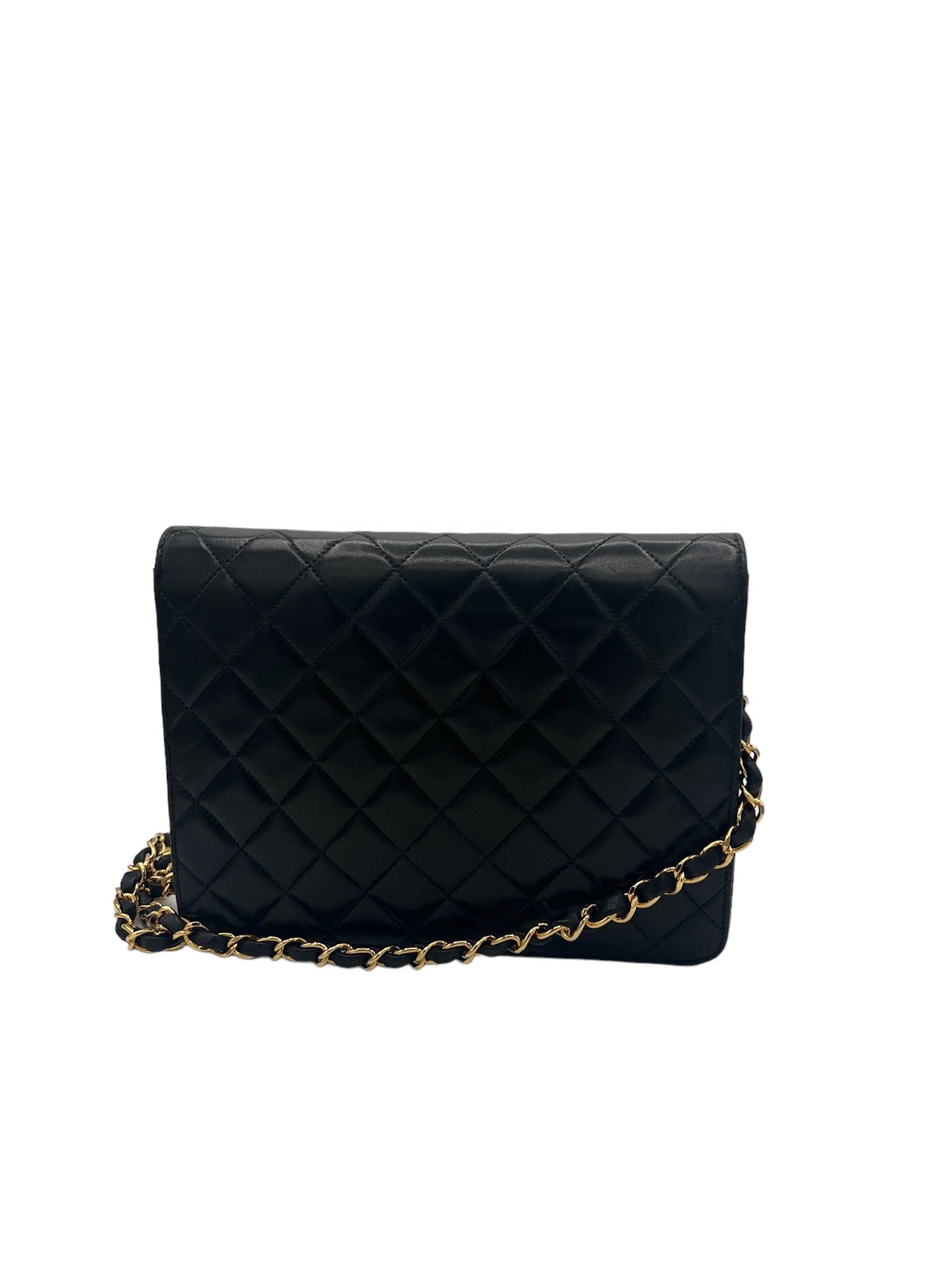 CHANEL - Matelasse Lambskin Single Flap Shoulder Bag