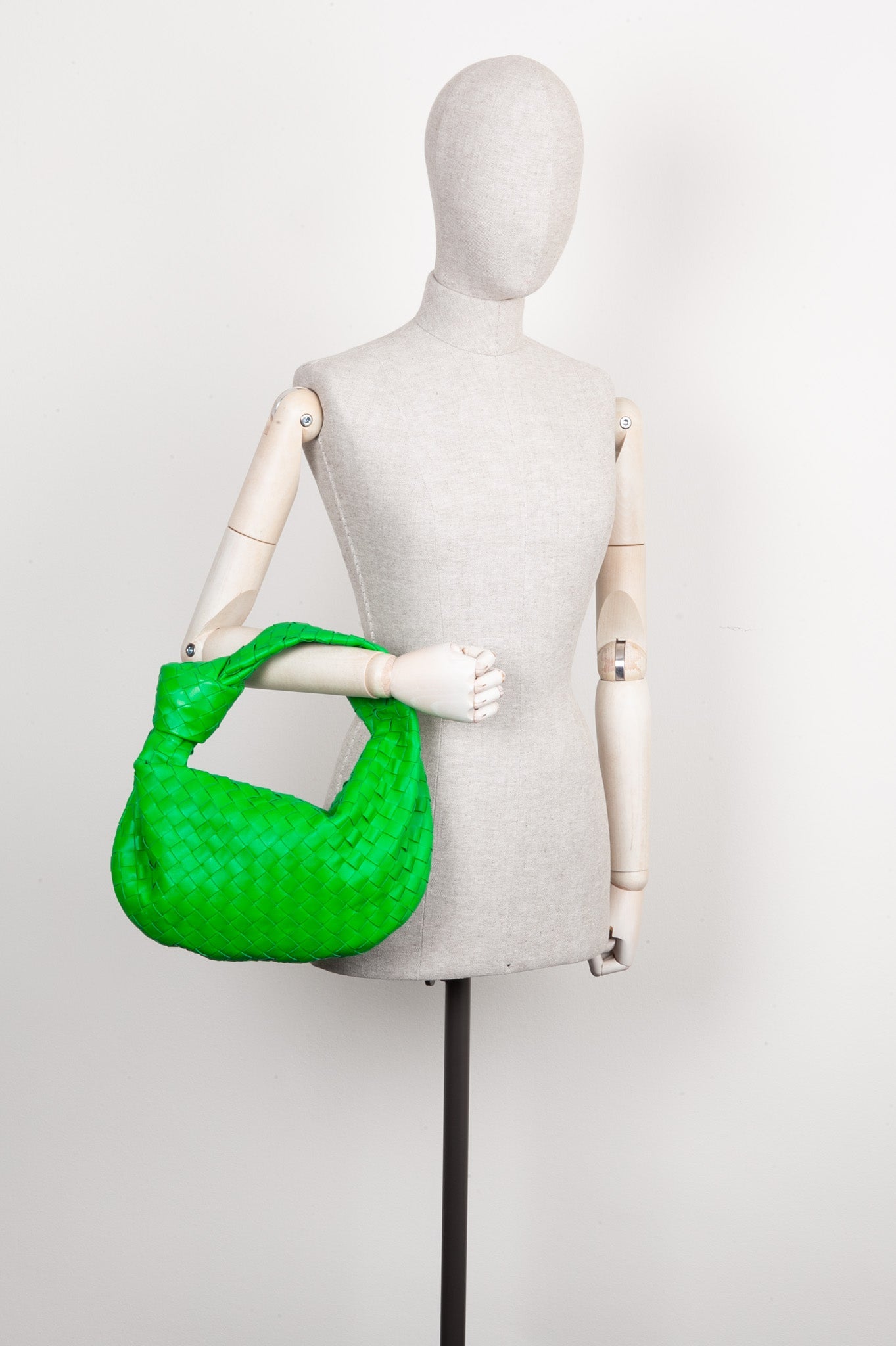 BOTTEGA VENETA Teen Jodie Bag Parakeet Green