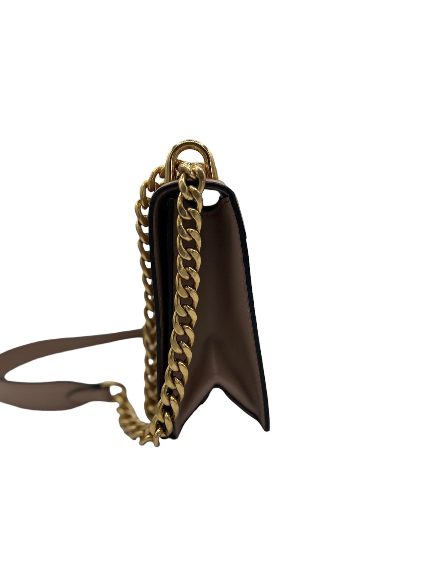 PRADA - Beige Saffiano Leather Shoulder Bag