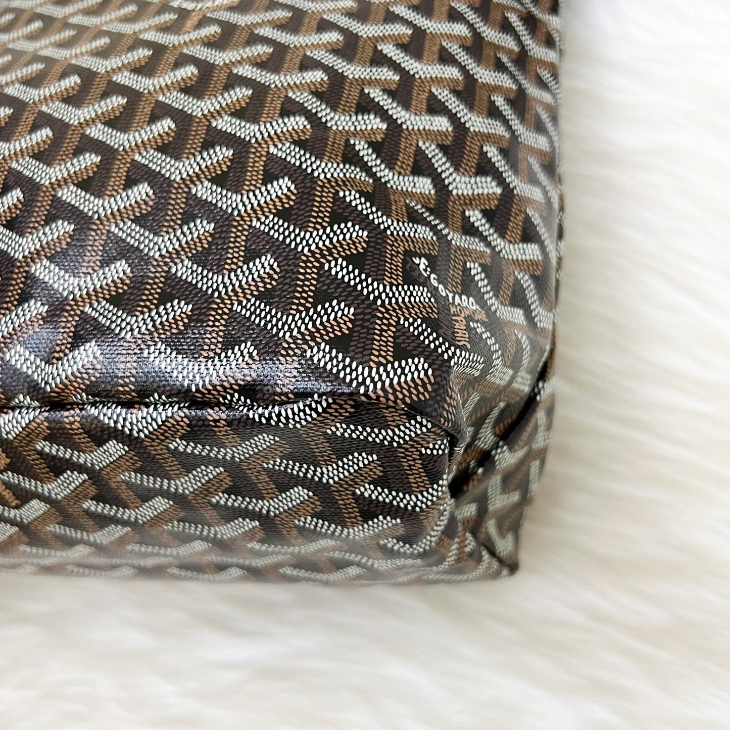 Goyard Boheme PM Hobo Bag in Black Signature Goyardine Canvas