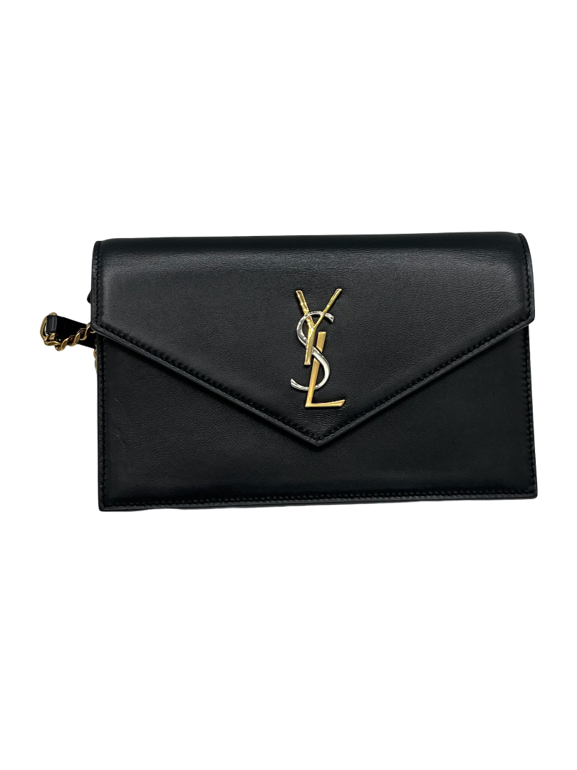 SAINT LAURENT - Black Tri Tones Envelope WOC