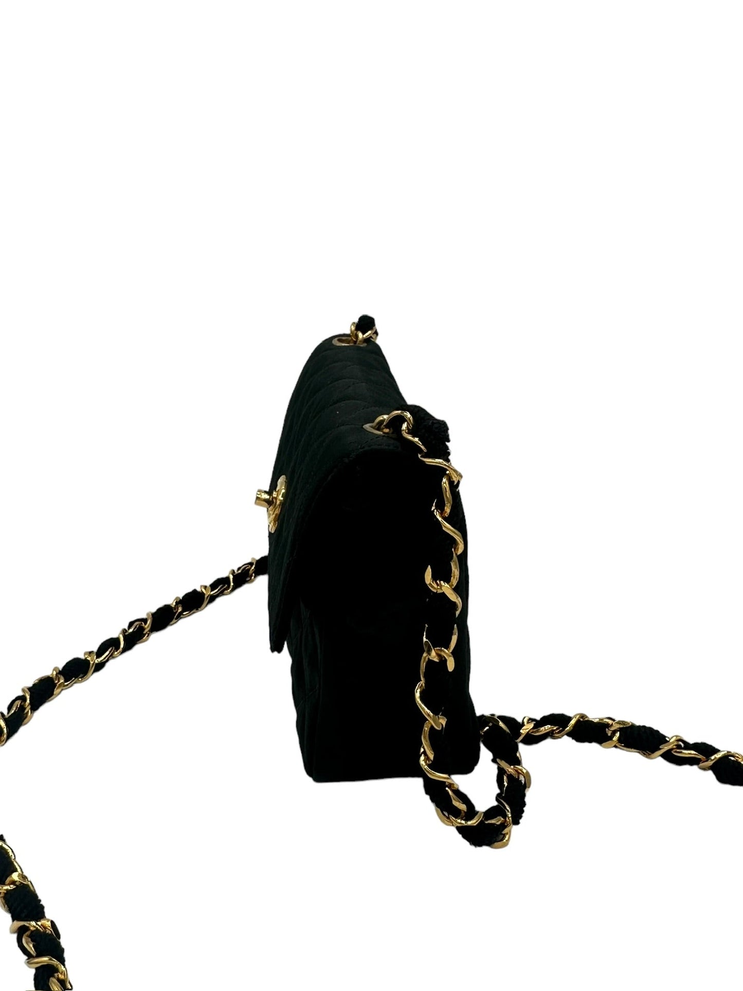 CHANEL - Satin Quilted Flap Bag