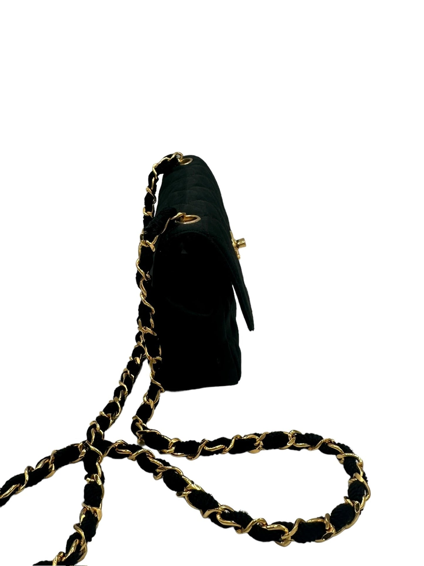 CHANEL - Satin Quilted Flap Bag