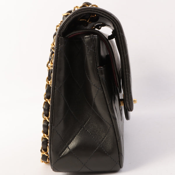 Chanel Around 1998 Made Classic Flap Chain Bag 25Cm Black
