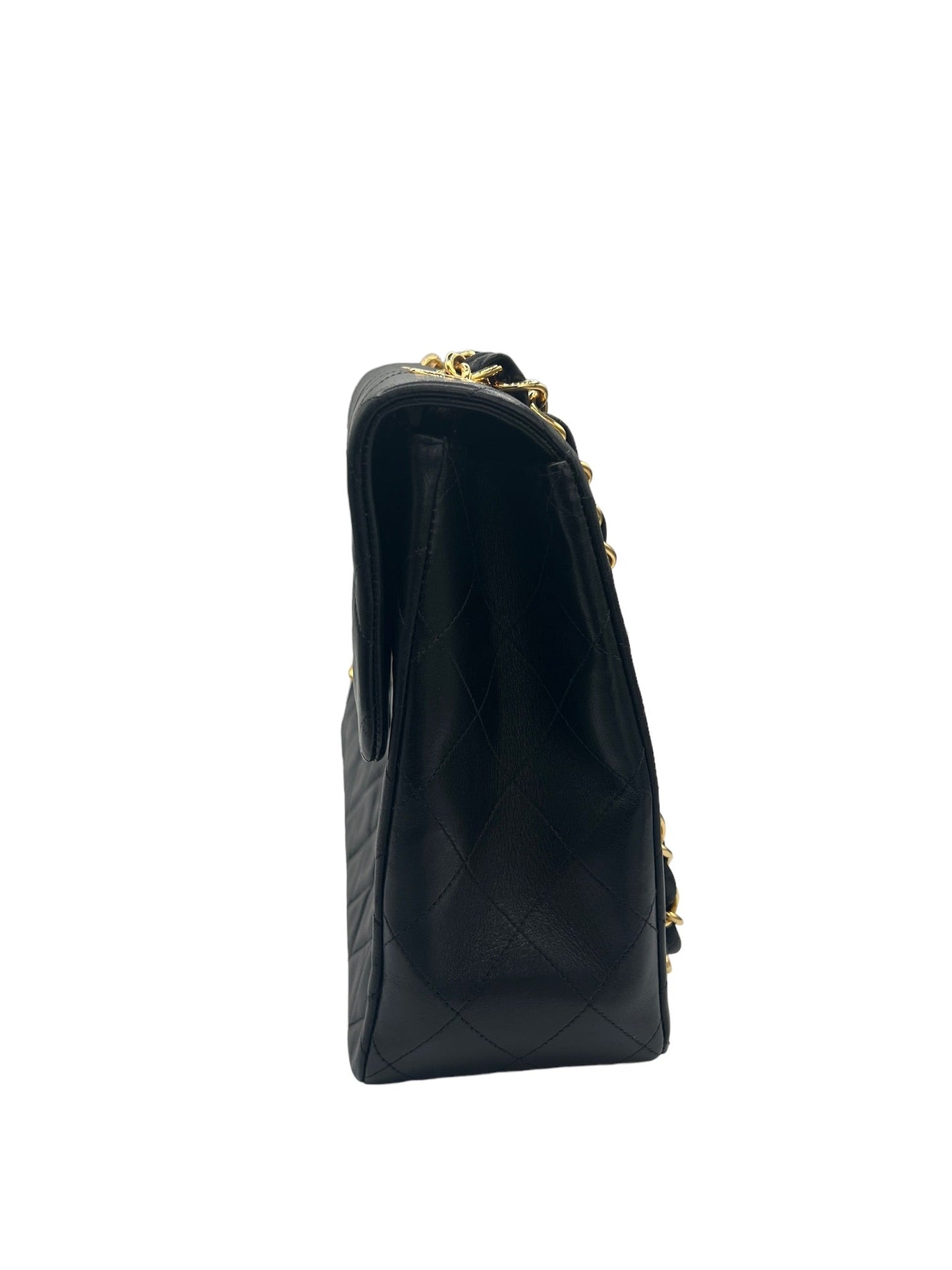 CHANEL - Vintage Maxi Jumbo XL Classic Single Flap