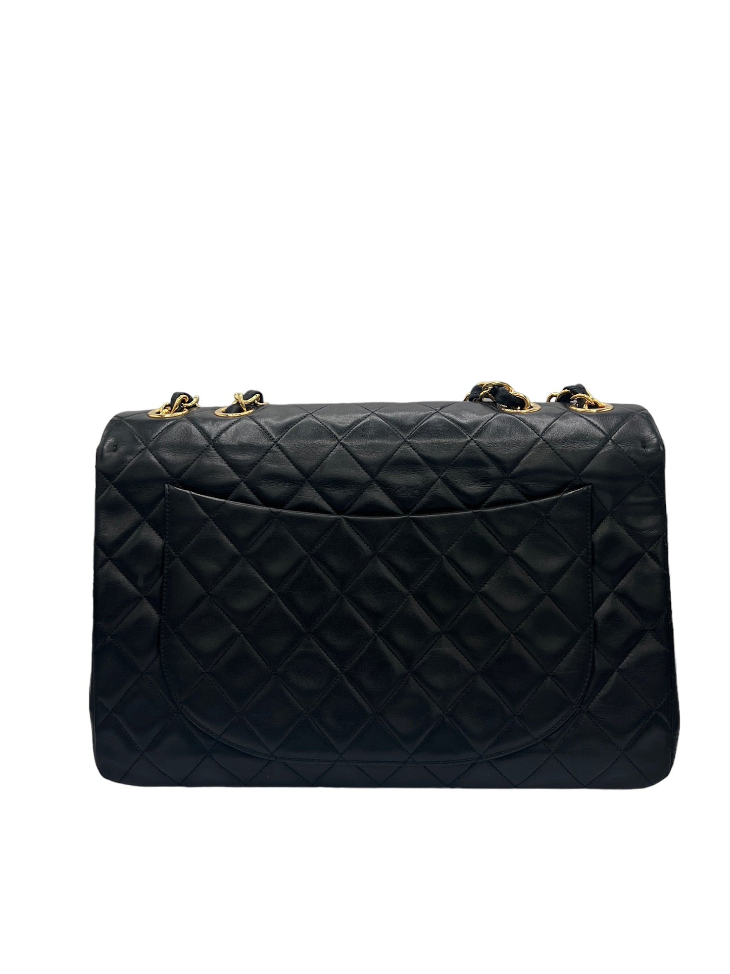 CHANEL - Vintage Maxi Jumbo XL Classic Single Flap
