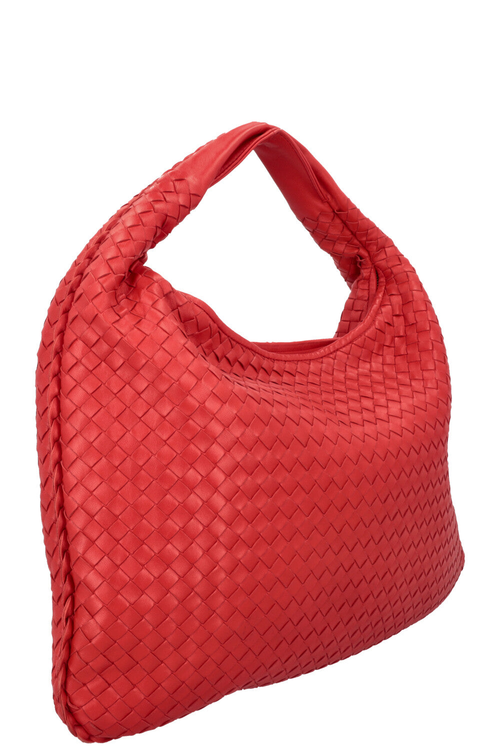 BOTTEGA VENETA Hobo Bag Intrecciato Red