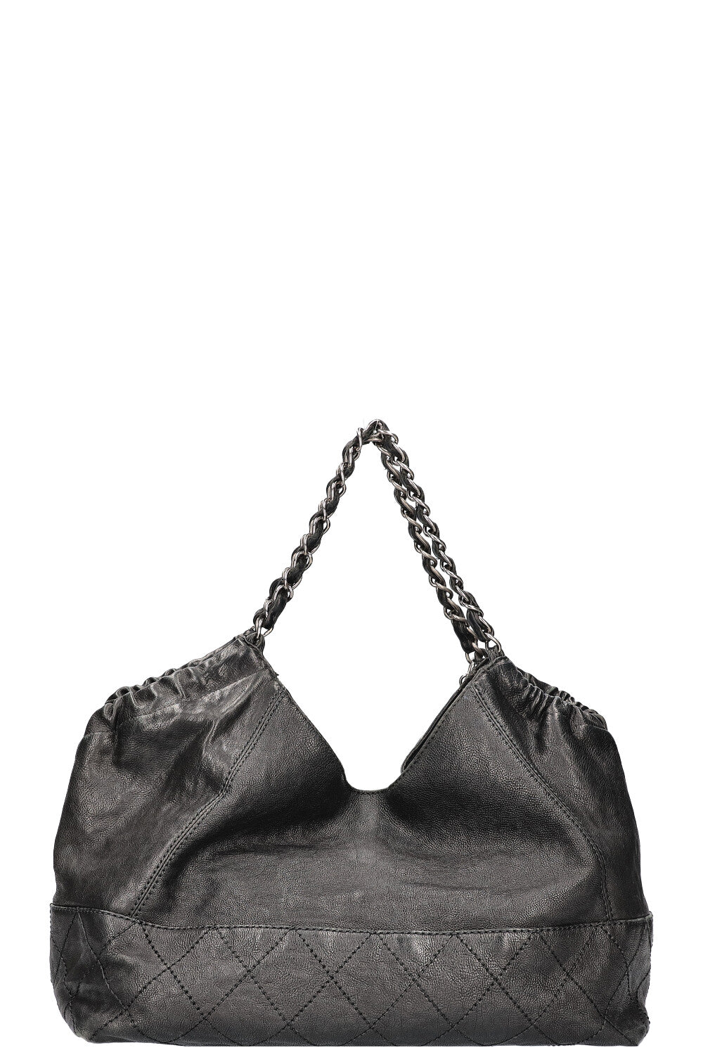 CHANEL Baby Coco Cabas Bag Quilted Black
