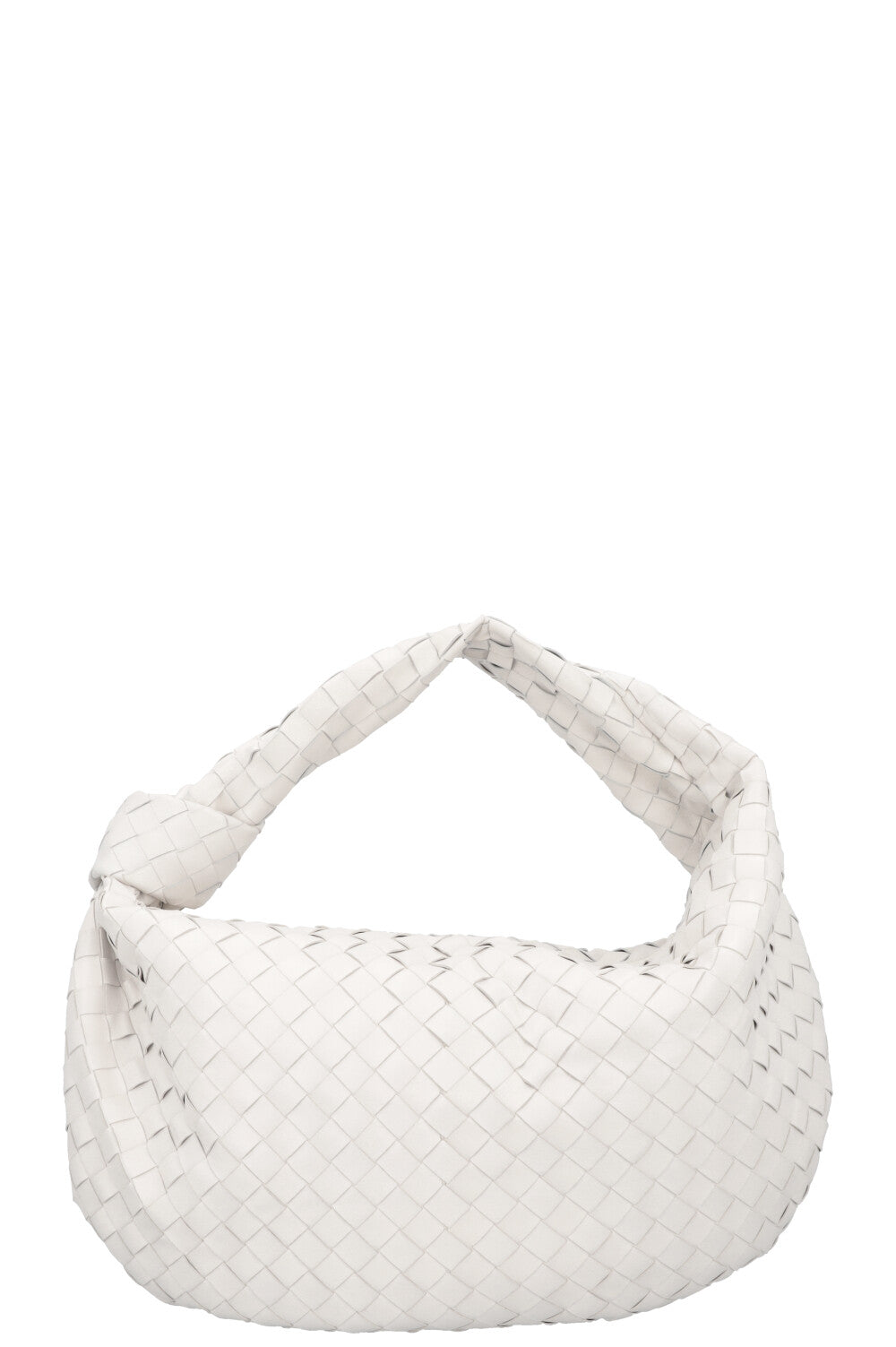 BOTTEGA VENETA Jodie Small Intrecciato Chalk