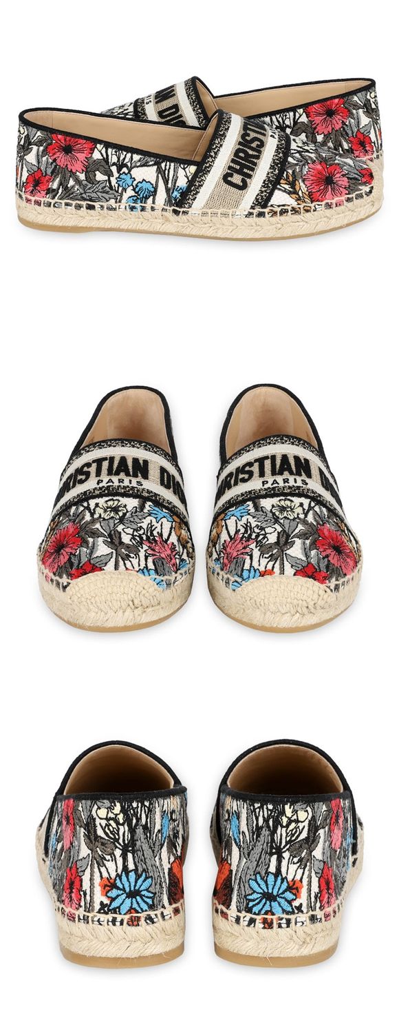 DIOR Chic Wedge Espadrille 1.5CM for Women