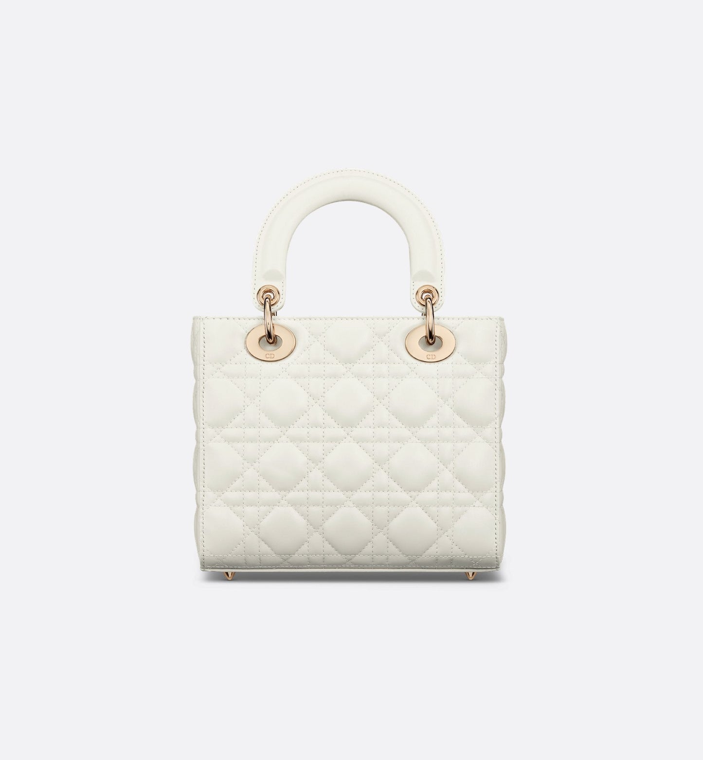 Small Lady Dior My Abcdior Bag Latte Cannage Lambskin