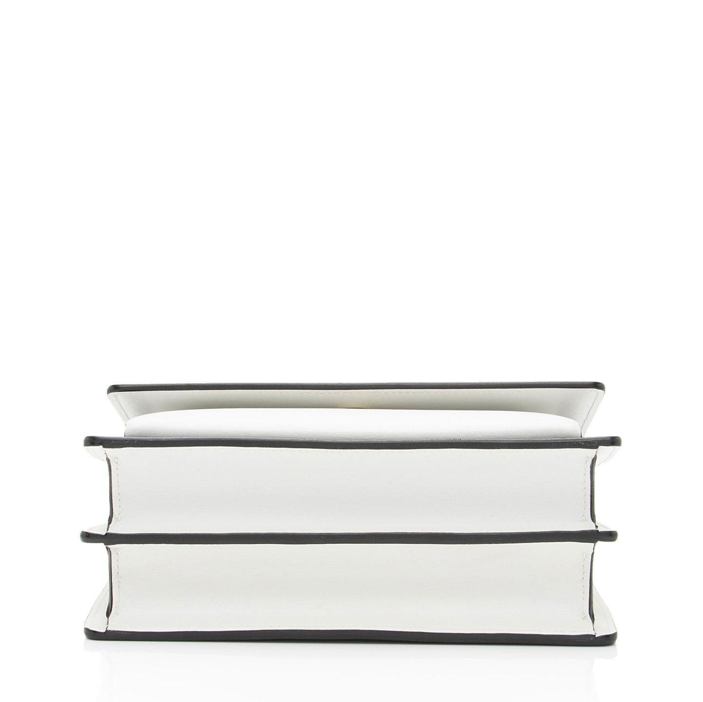 Saint Laurent Bi-Color Grained Calfskin Monogram Sunset Medium Shoulder Bag (SHF-1CzWjR)