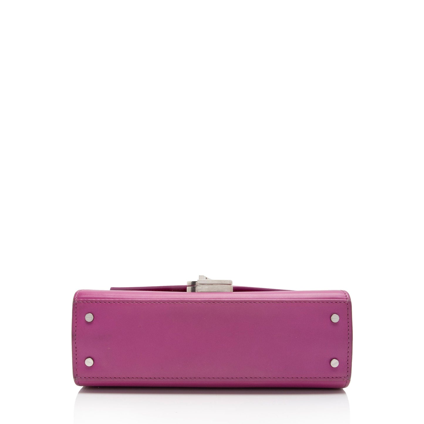 Saint Laurent Grain de Poudre Monogram Cassandra Mini Top Handle Bag - FINAL SALE (SHF-Vxl0wA)