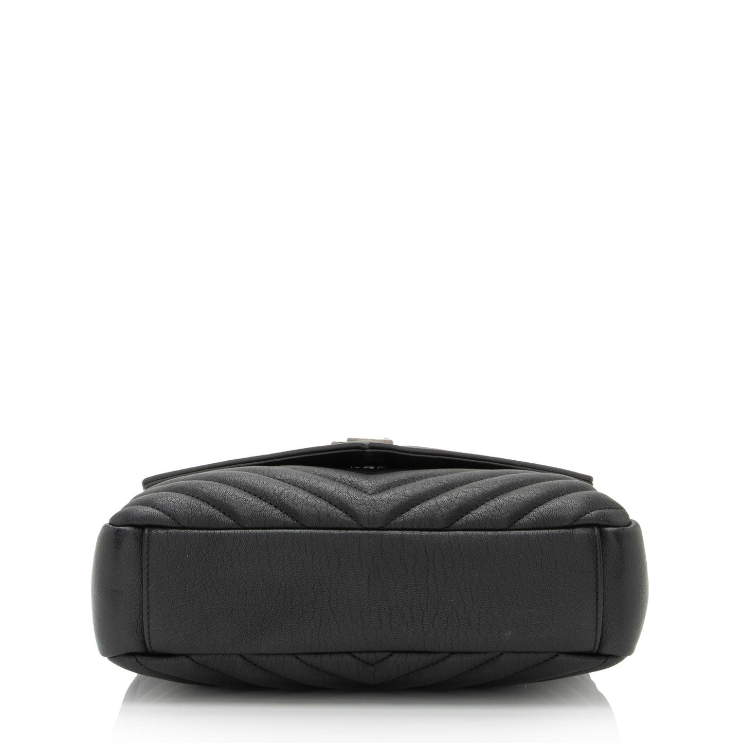 Saint Laurent Matelasse Calfskin Monogram College Medium Shoulder Bag (SHF-MMt0qg)