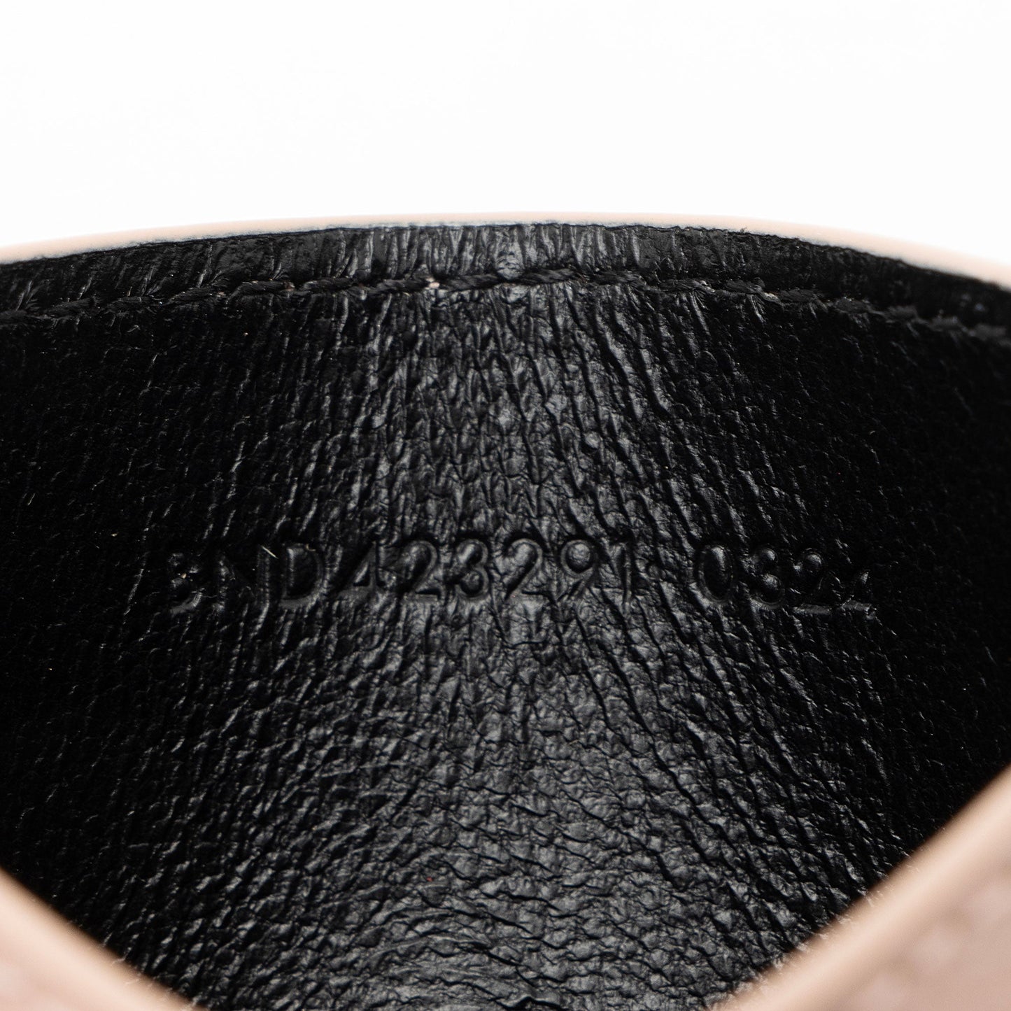 Saint Laurent Matelasse Grain de Poudre Monogram Card Case