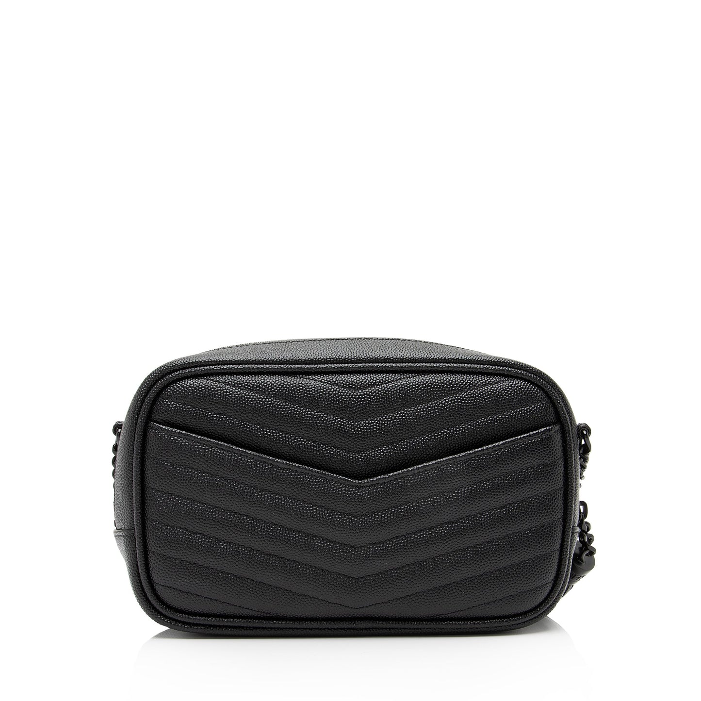 Saint Laurent Matelasse Grain de Poudre Monogram Lou Mini Camera Bag (SHF-1WB10U)